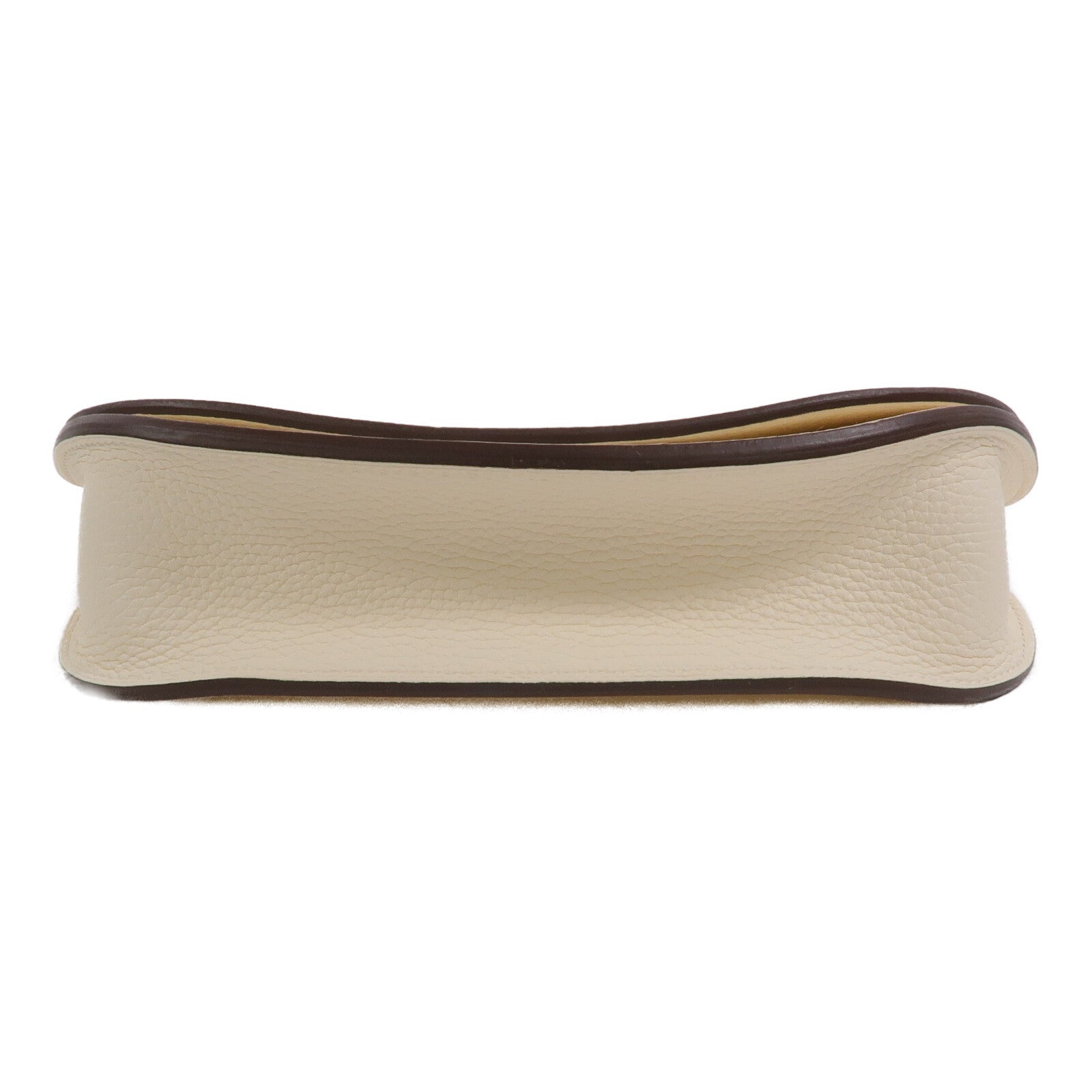 HERMES 【激減優惠】Clemence皮革Sac Saut 25肩背袋Nata