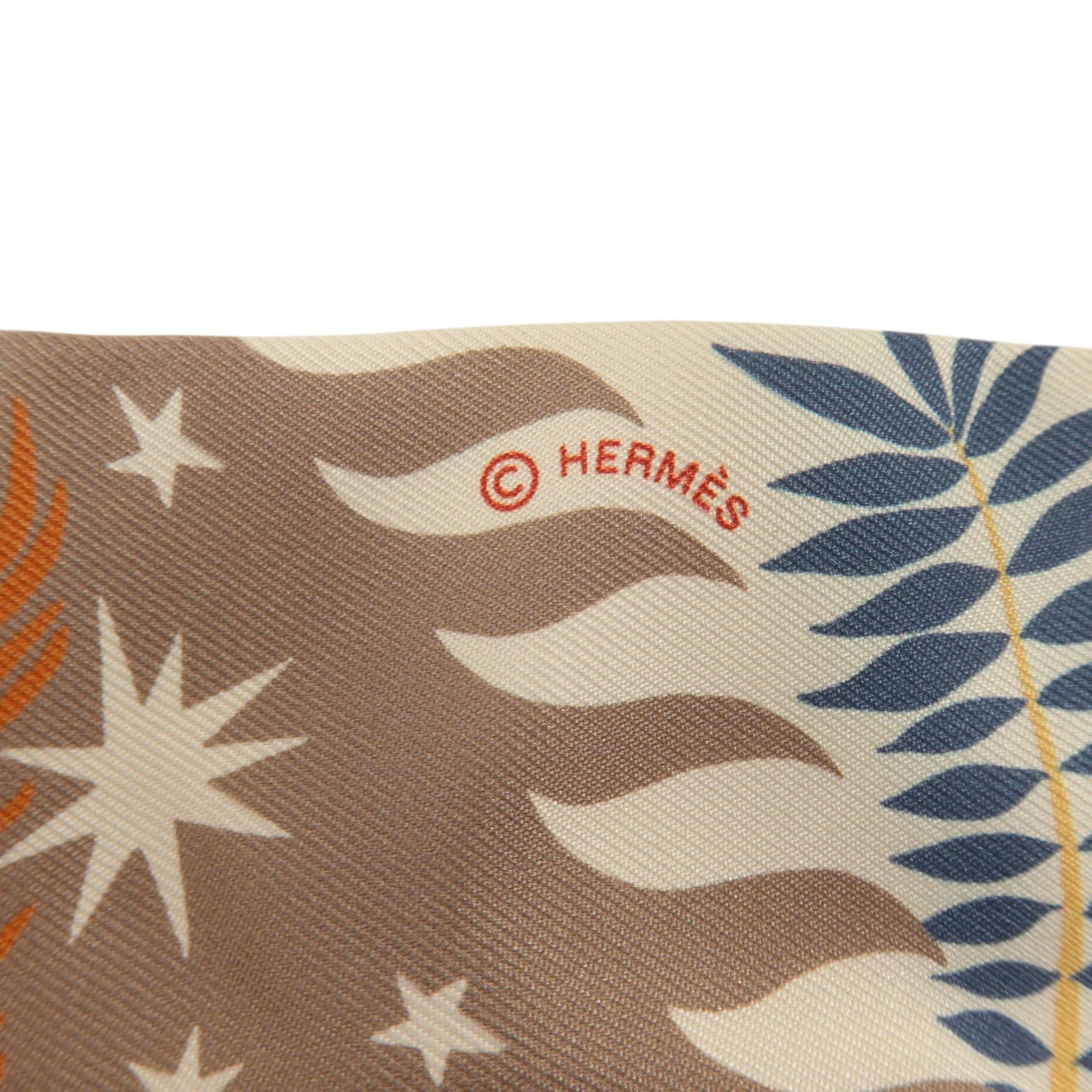 HERMES 絲質Twilly絲巾