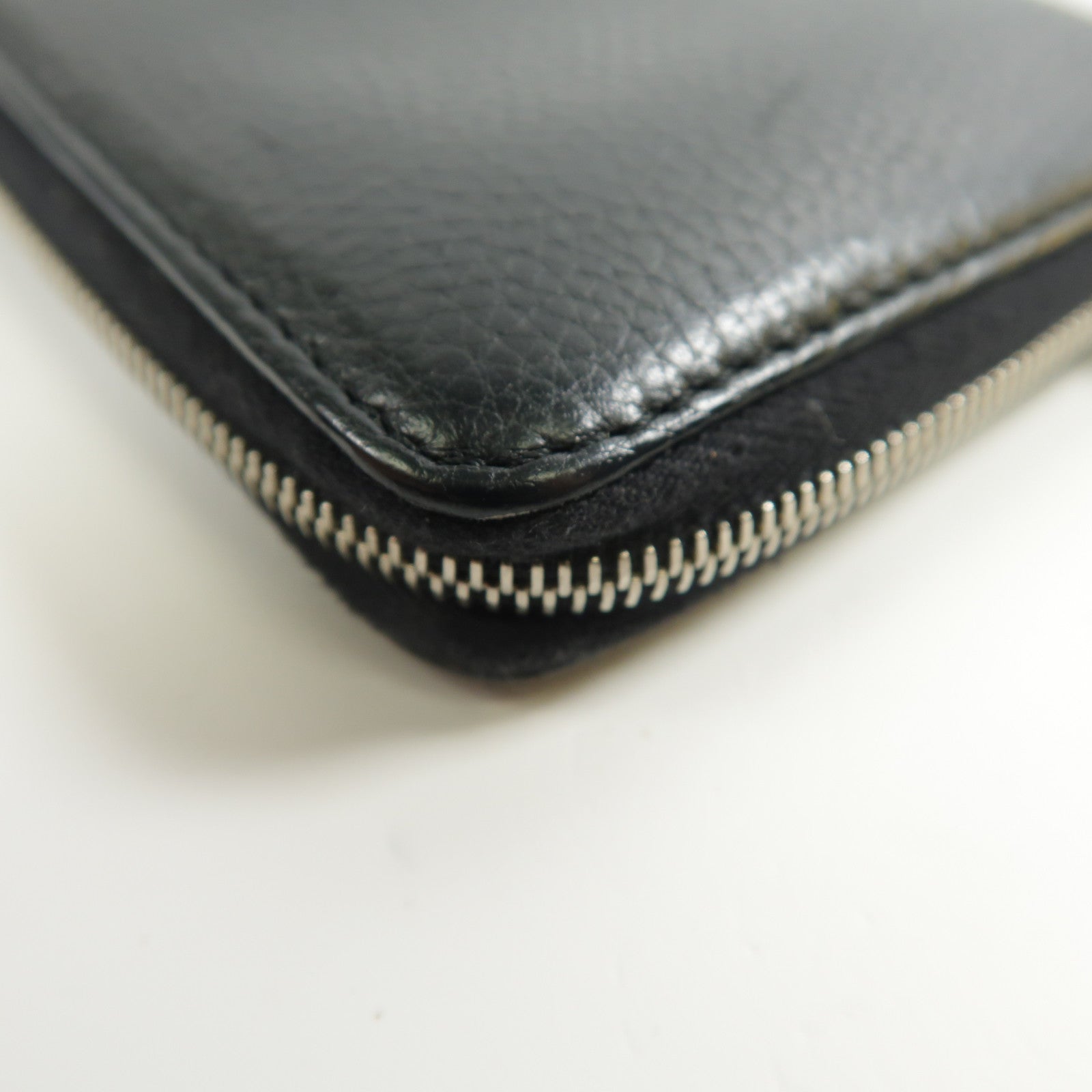 CELINE 牛皮皮革Long Wallet銀扣長錢包