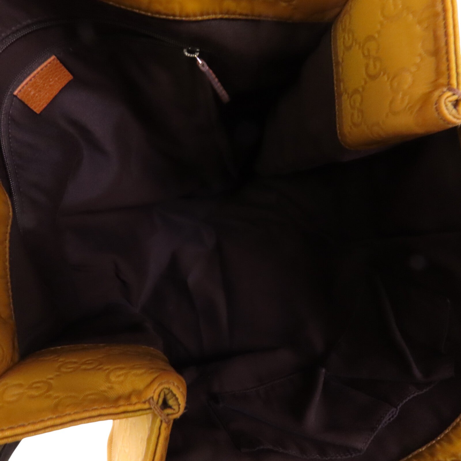 GUCCI 帆布Tote Bag銀扣手挽袋