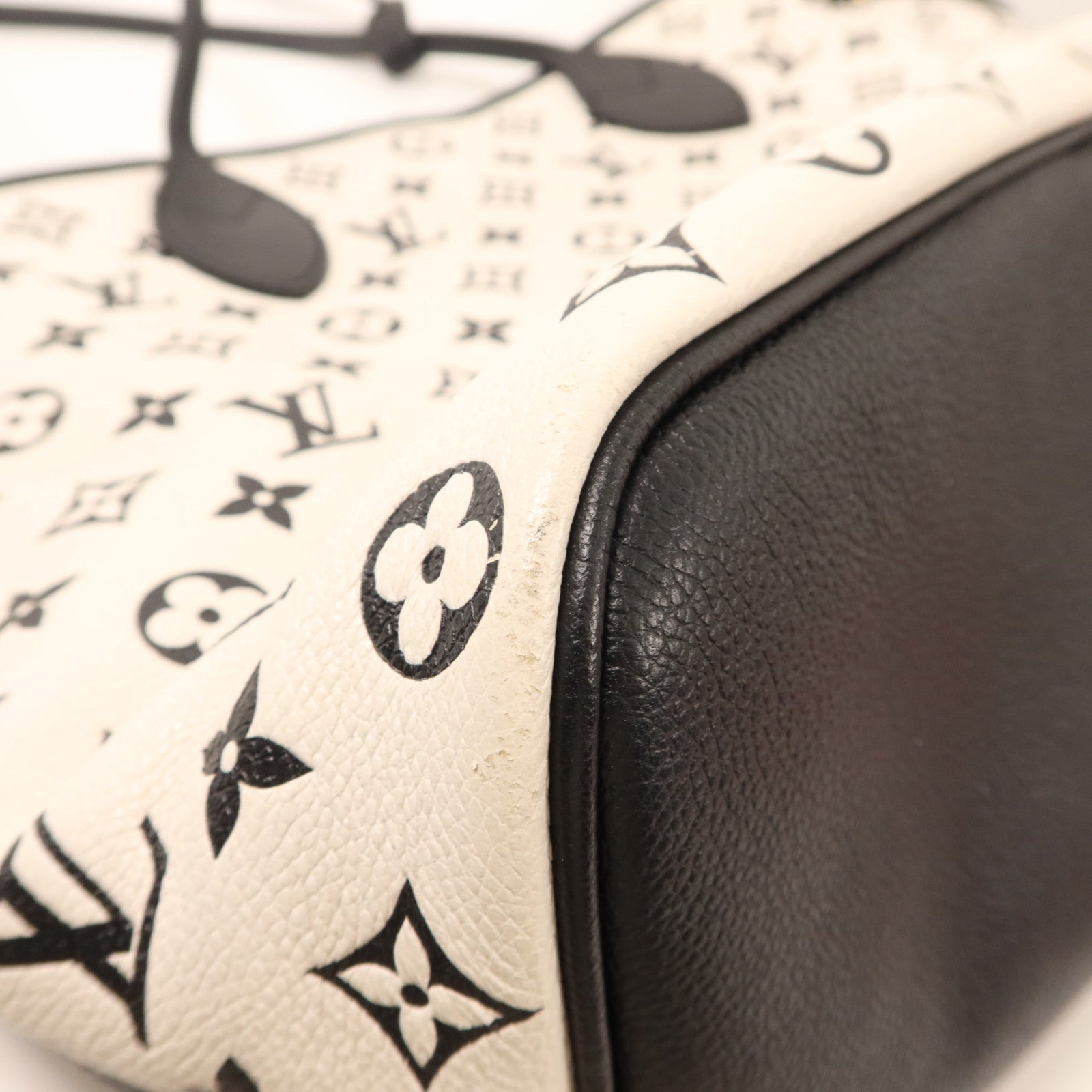 LOUIS VUITTON Monogram Empreinte Neverfull MM金扣手挽袋
