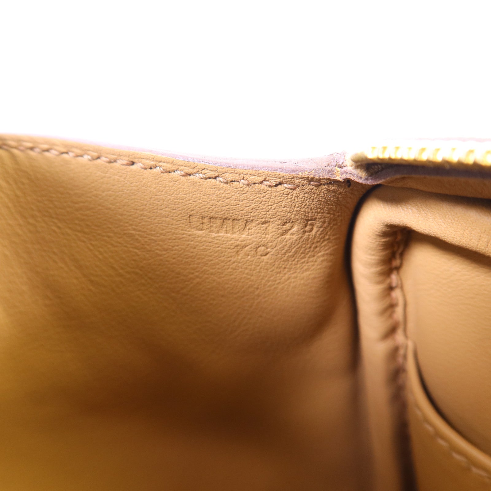 HERMES Clemence皮革Mini Lindy金扣手挽肩背兩用袋Biscuit