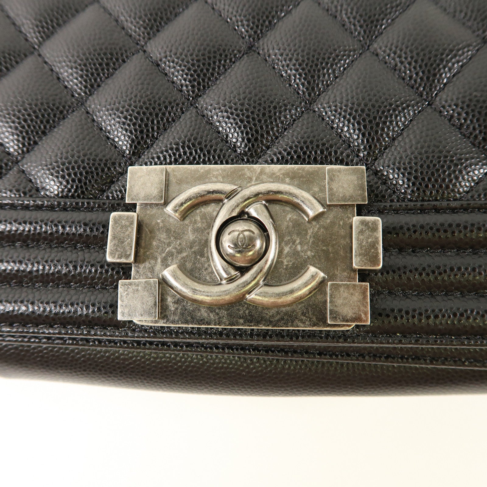 CHANEL 牛皮皮革Boy 20鏈帶肩背袋