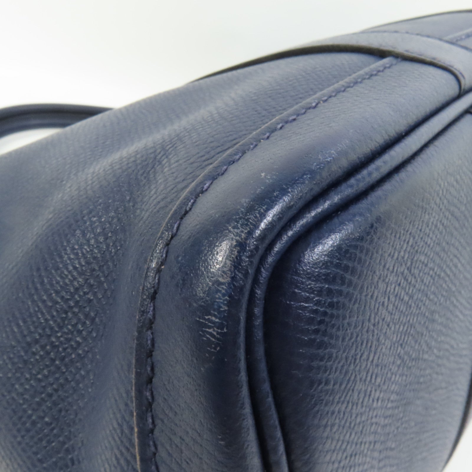 HERMES Epsom皮革Garden Party TPM手挽袋Blue Nuit