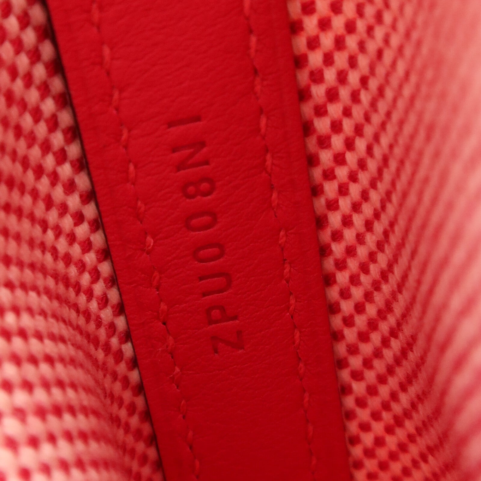 HERMES Toile H帆布Biais 27手挽肩背兩用袋Framboise