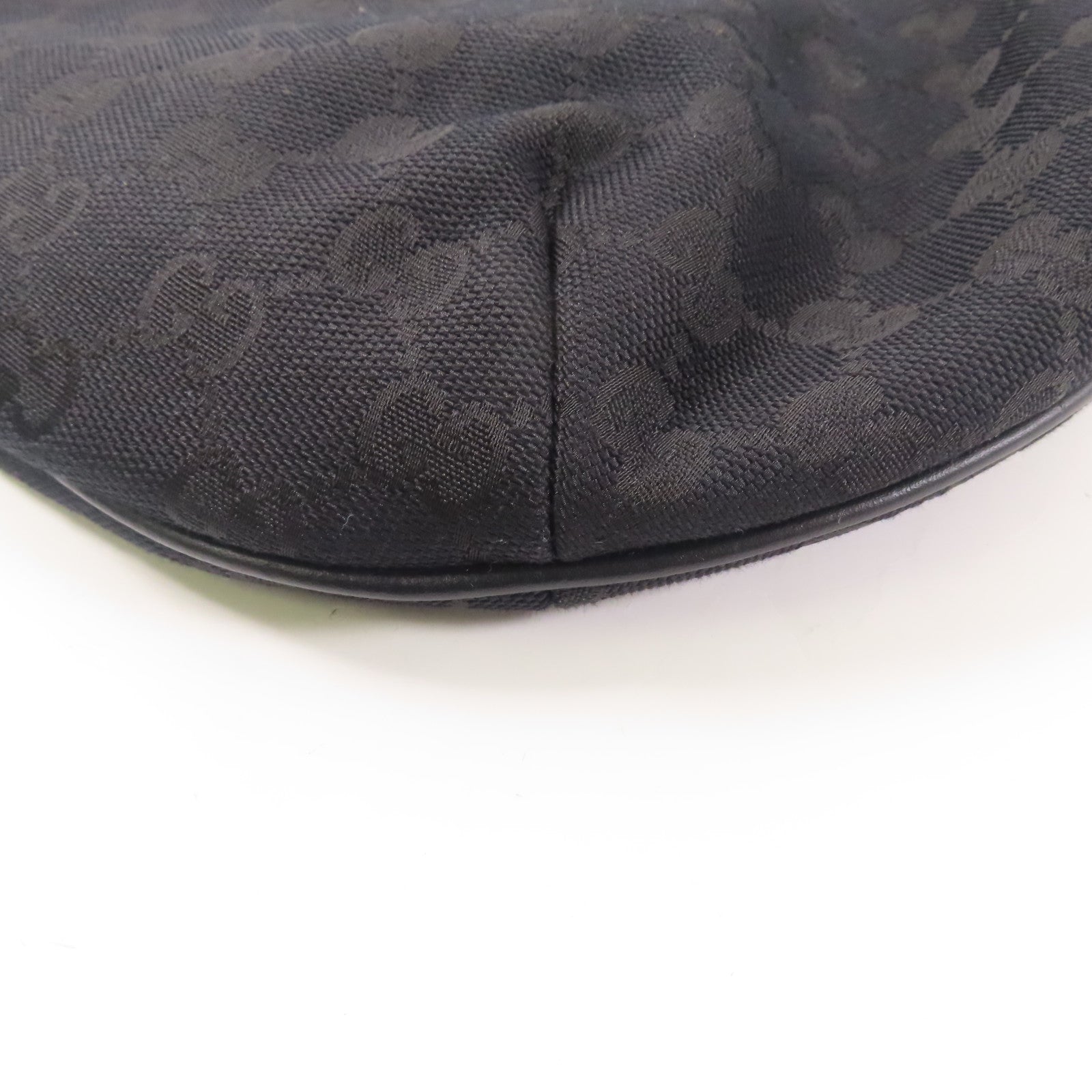 GUCCI 帆布Shoulder Bag銀扣肩背袋