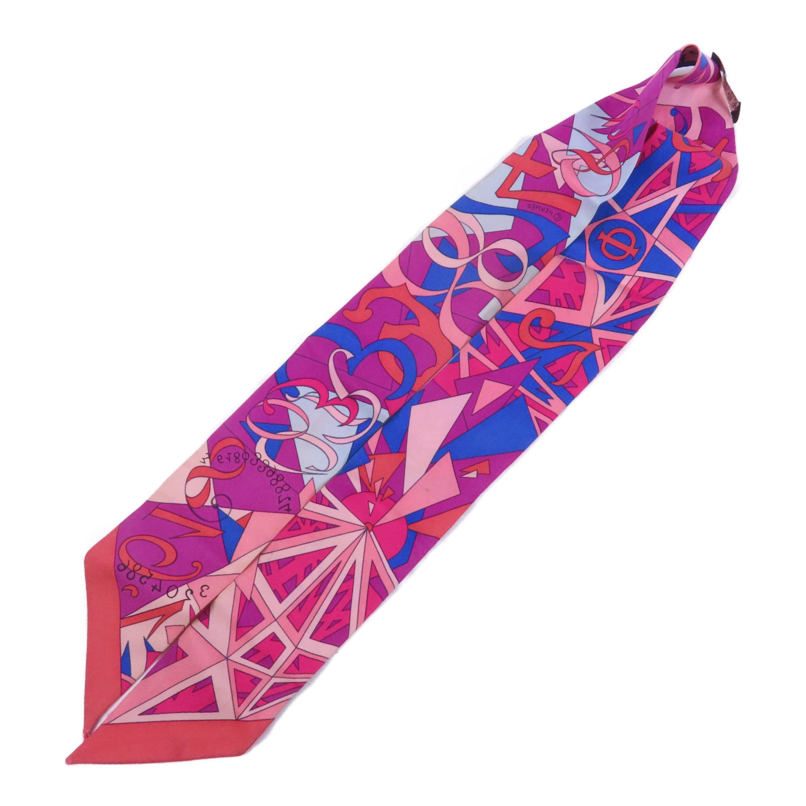 HERMES 絲質Twilly絲巾