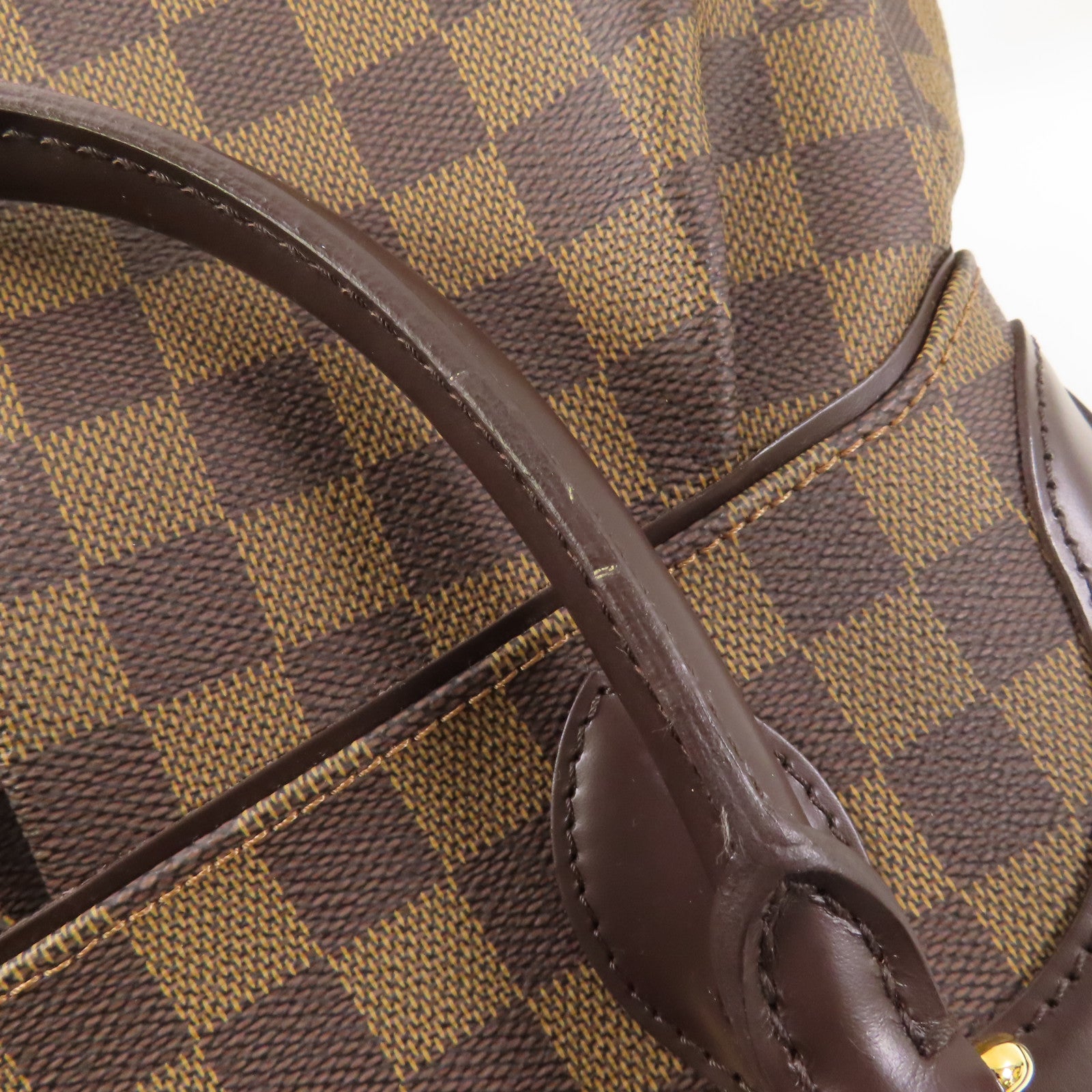LOUIS VUITTON Damier Trevi PM金扣手挽肩背兩用袋