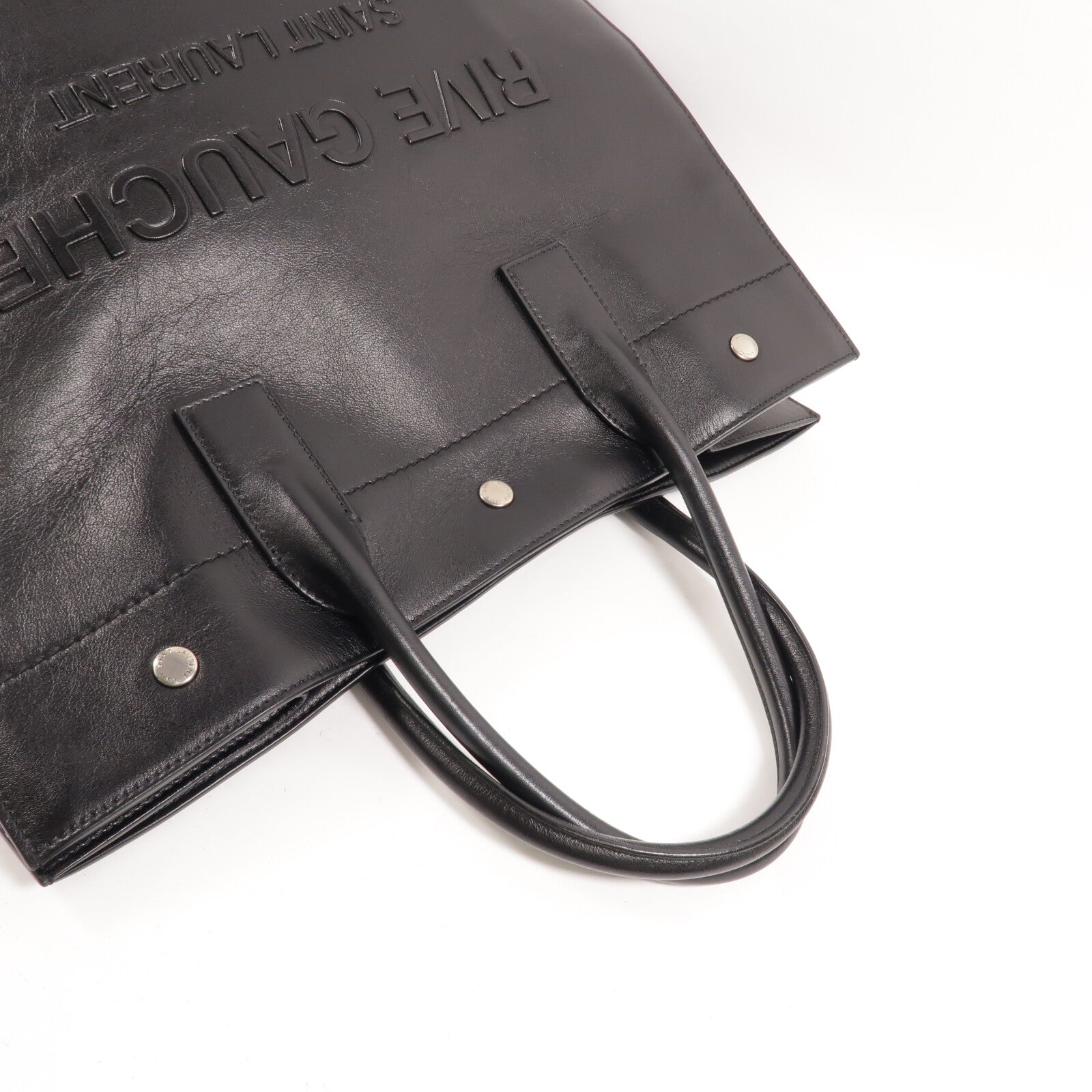 YVES SAINT LAURENT 牛皮皮革North South Rive Gauche Tote手挽袋