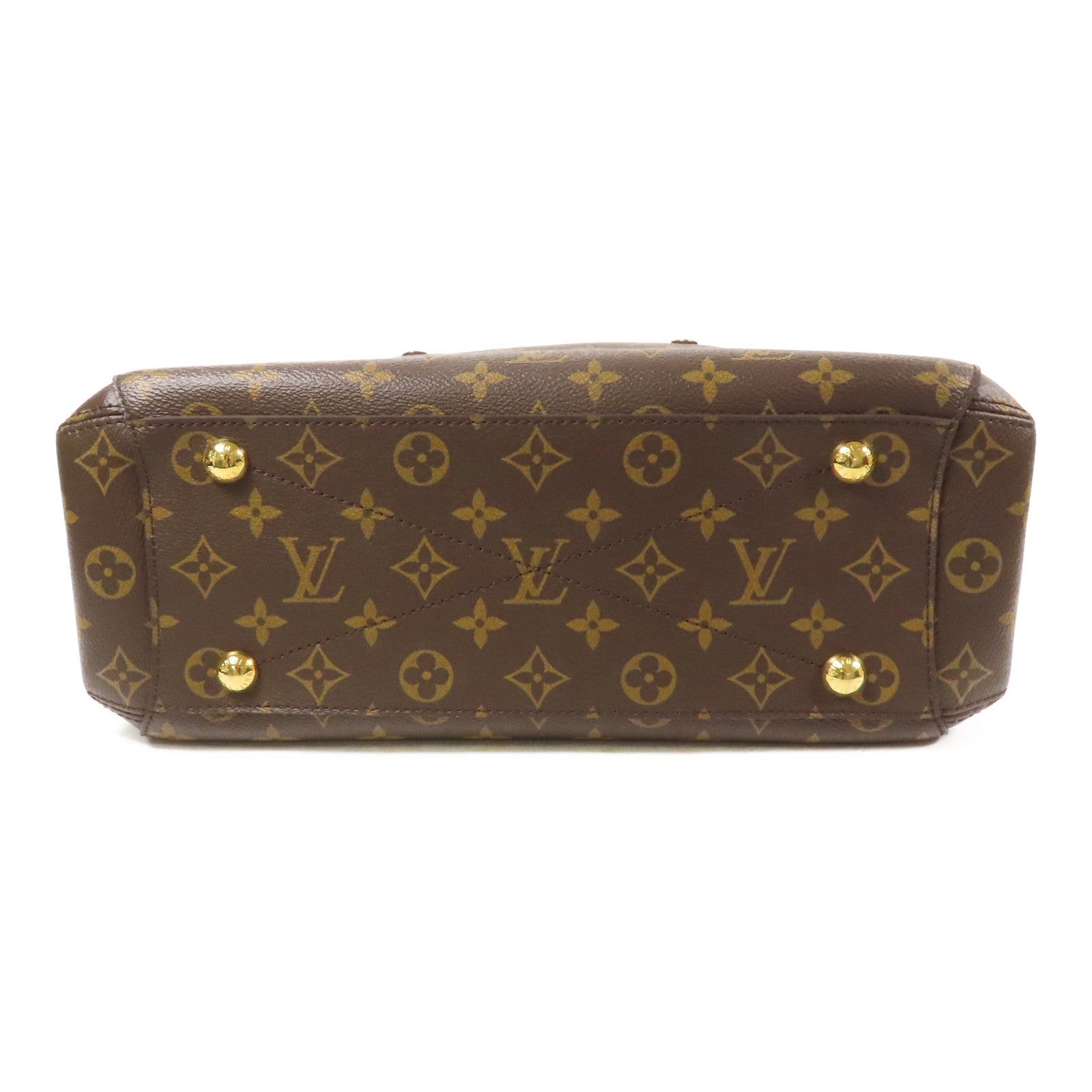 LOUIS VUITTON Monogram Montaigne MM金扣手挽肩背兩用袋
