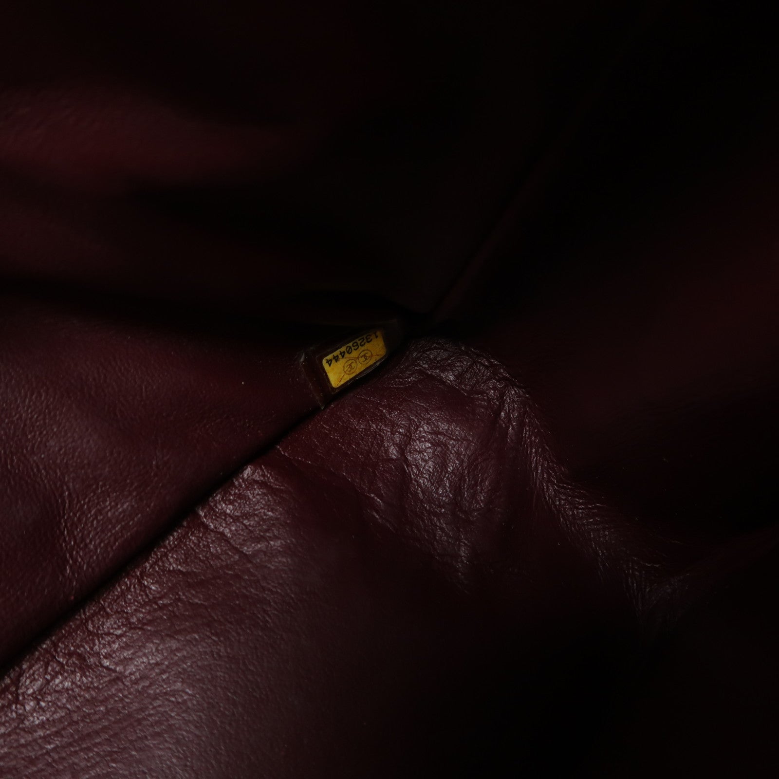 CHANEL CC GHW 2.55 Lagre Chain Shoulder Bag Calfskin Leather Black