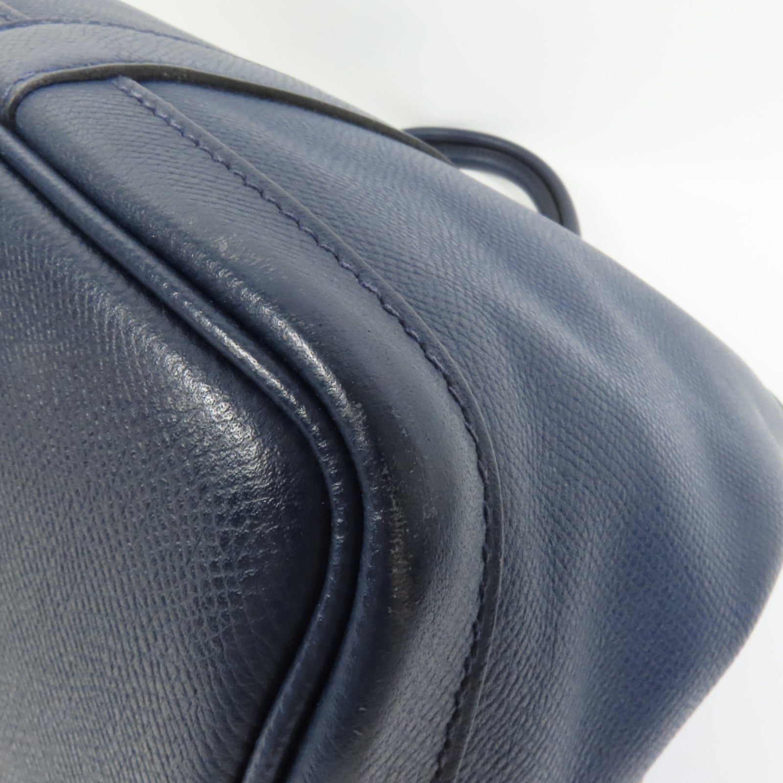 HERMES Epsom皮革Garden Party TPM手挽袋Blue Nuit
