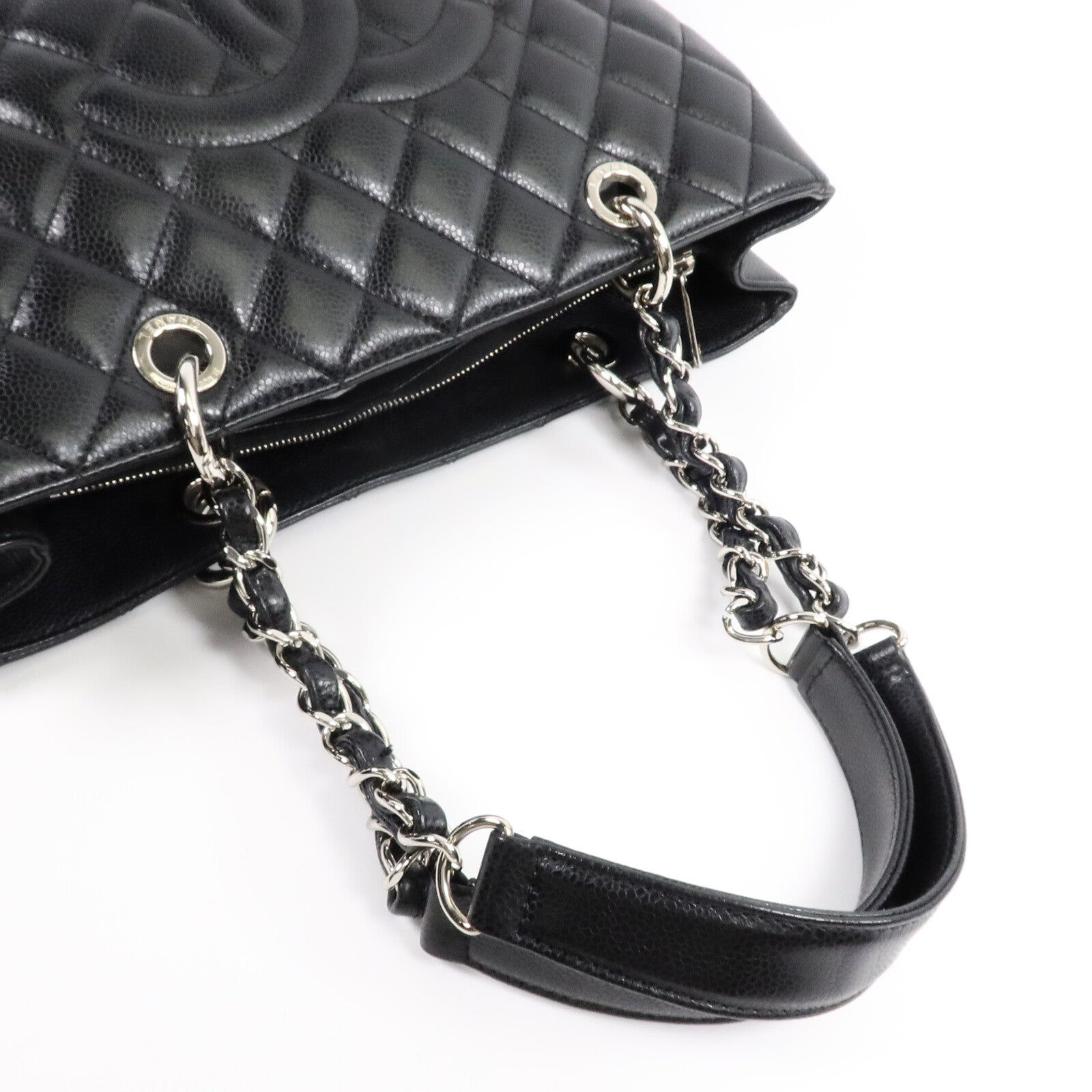 CHANEL GST Grand Shopping Tote Bag鏈帶肩背袋