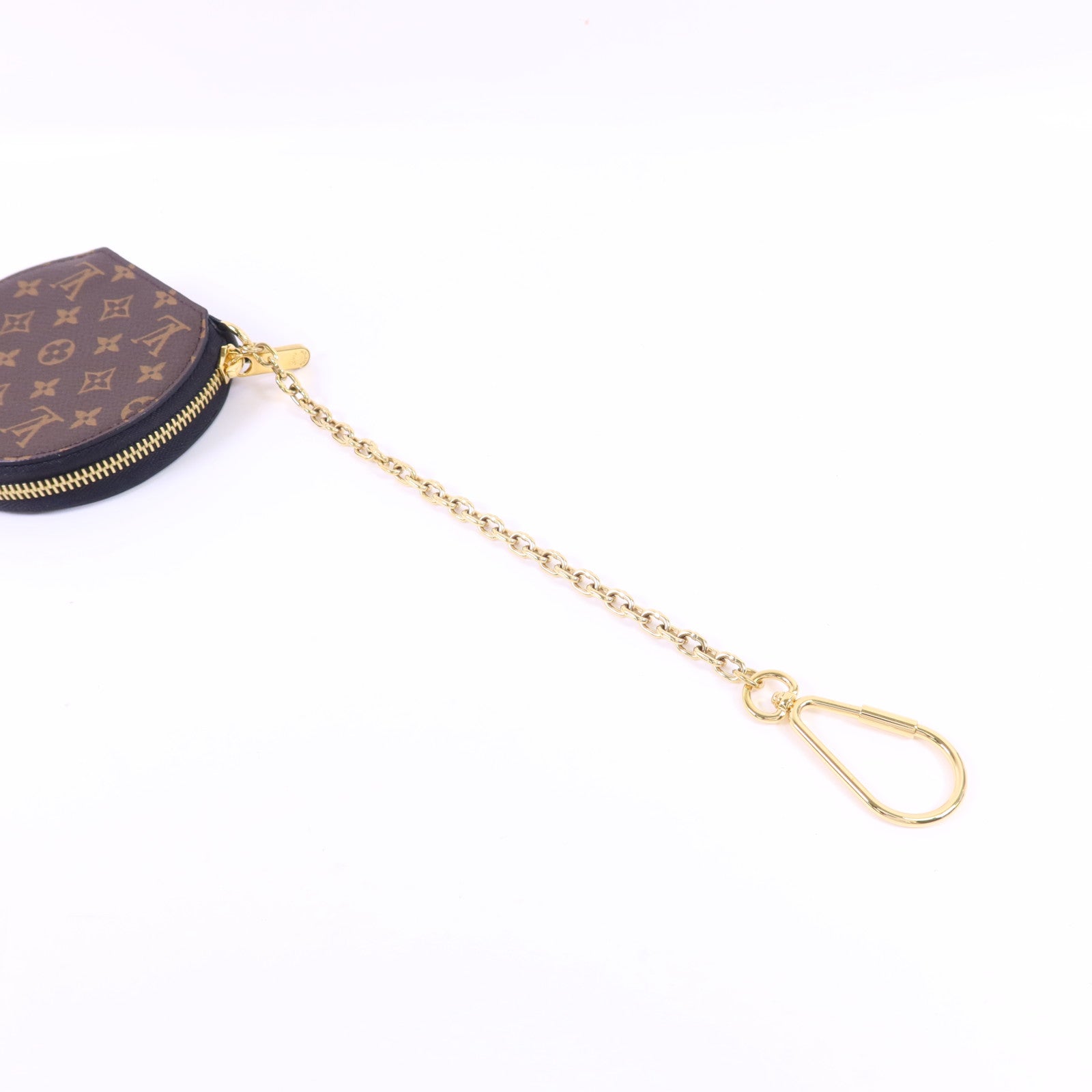 LOUIS VUITTON Monogram Micro Boite Chapeau Coin Purse Charm金扣零錢包
