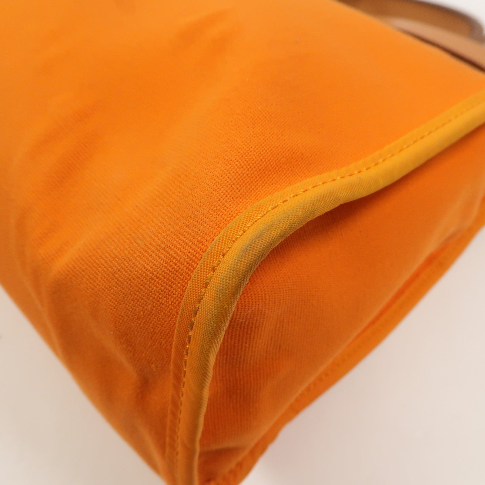 HERMES 帆布Herbag PM手挽肩背兩用袋Orange H