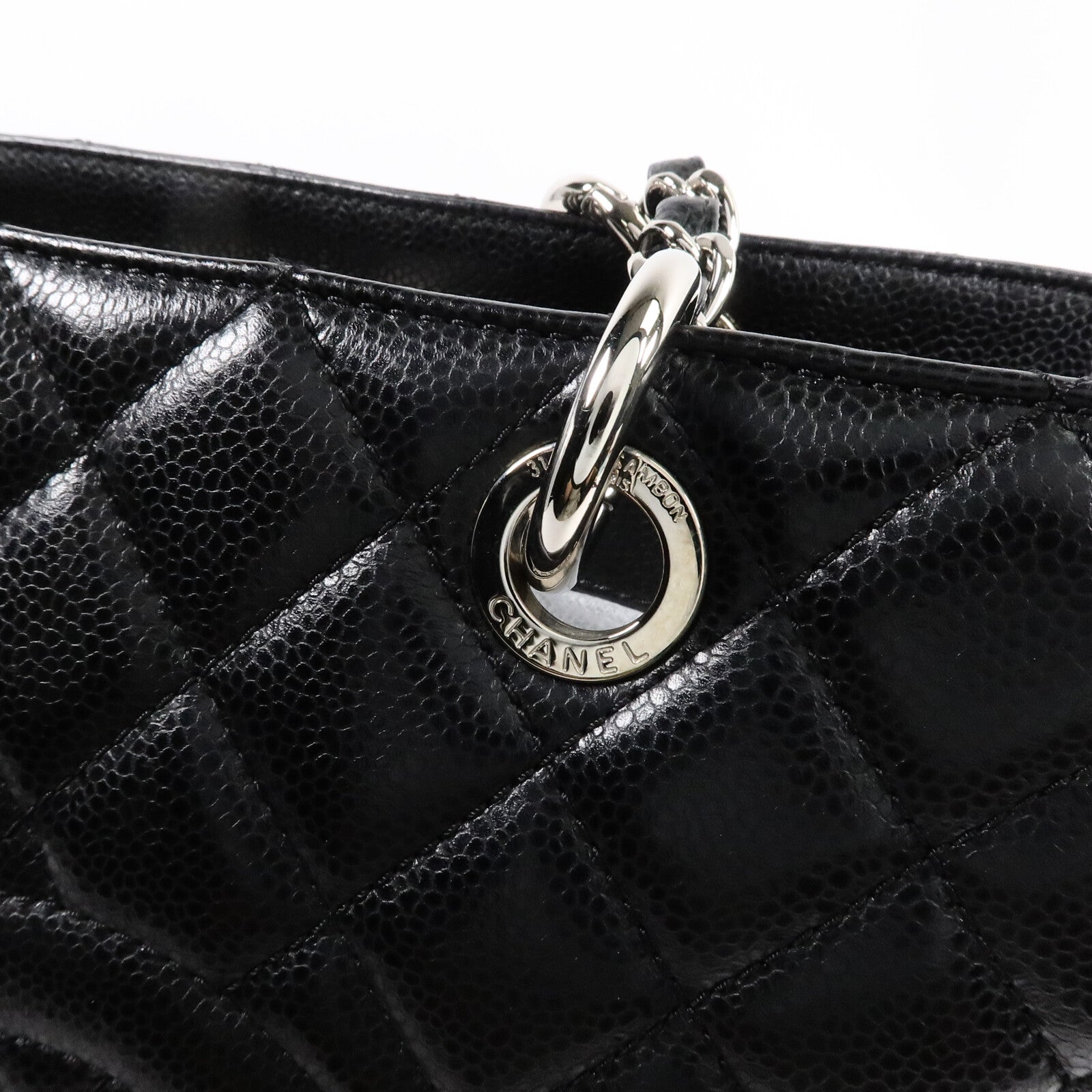 CHANEL GST Grand Shopping Tote Bag鏈帶肩背袋