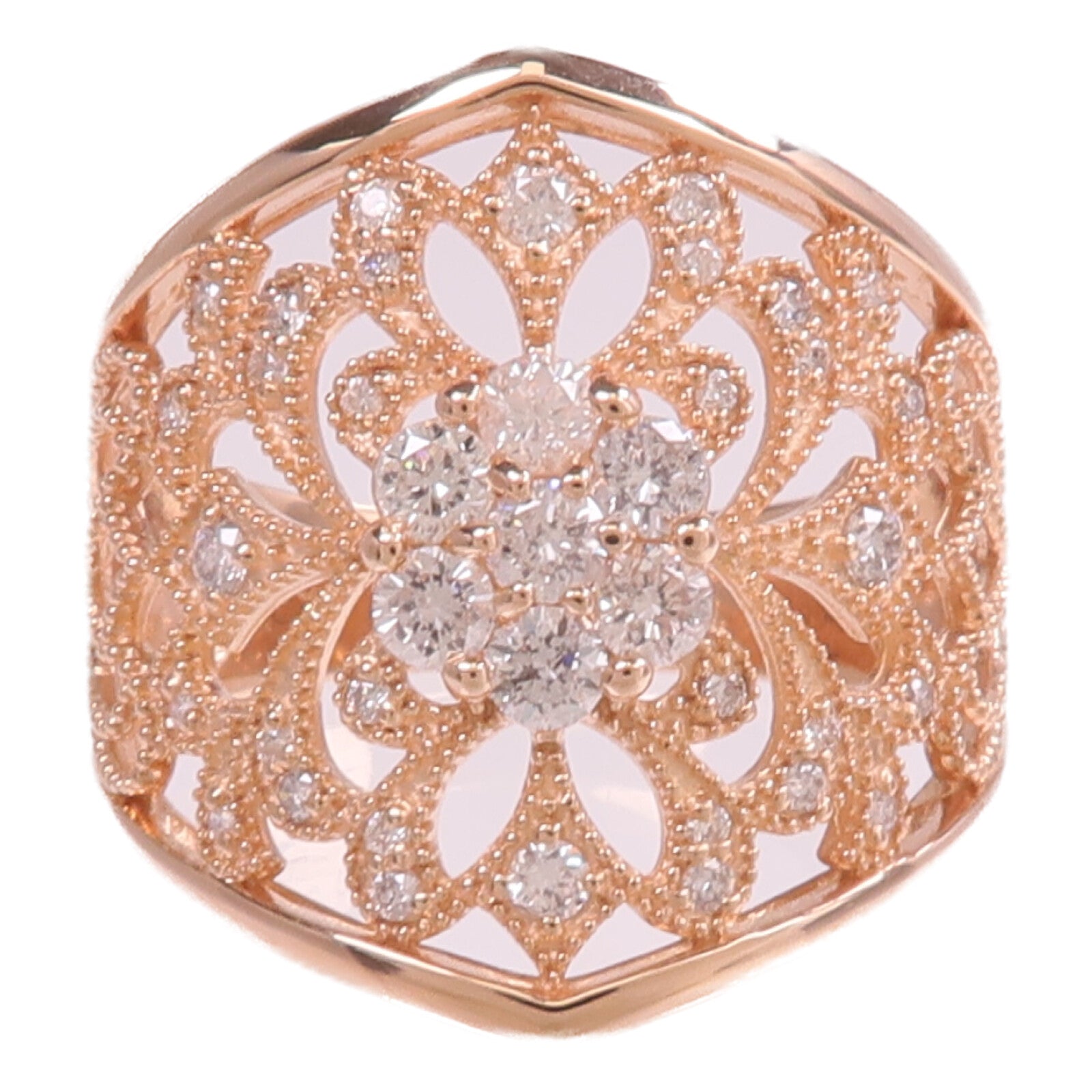 JEWELRY 18K玫瑰金Diamond Ring鑽石戒指US#7.5