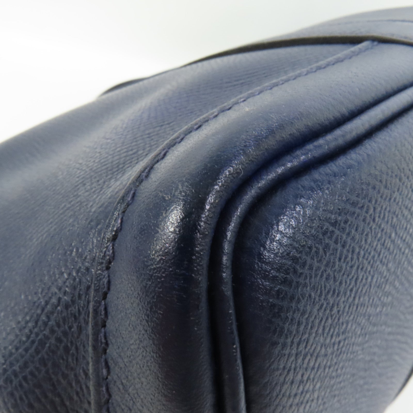 HERMES Epsom皮革Garden Party TPM手挽袋Blue Nuit