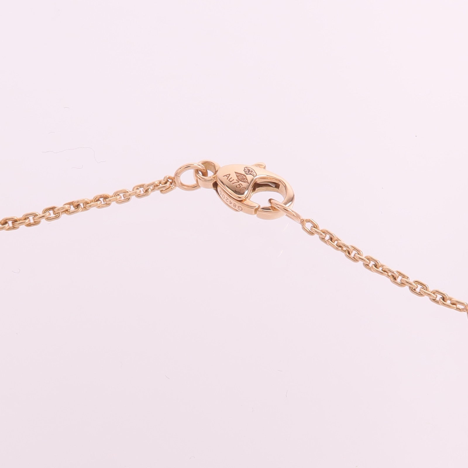 LOUIS VUITTON 18K玫瑰金Idylle Blossom Pendant鑽石項鍊