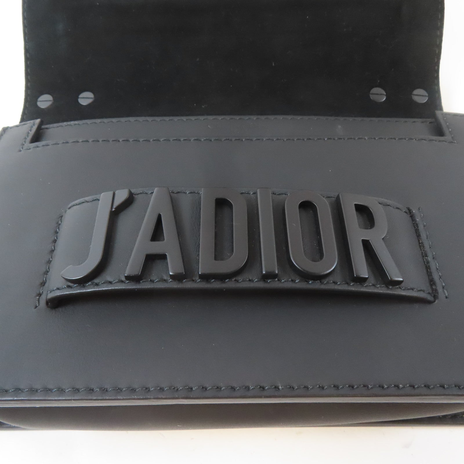 Dior 【激減優惠】牛皮皮革J'odior So Black鏈帶肩背袋黑色