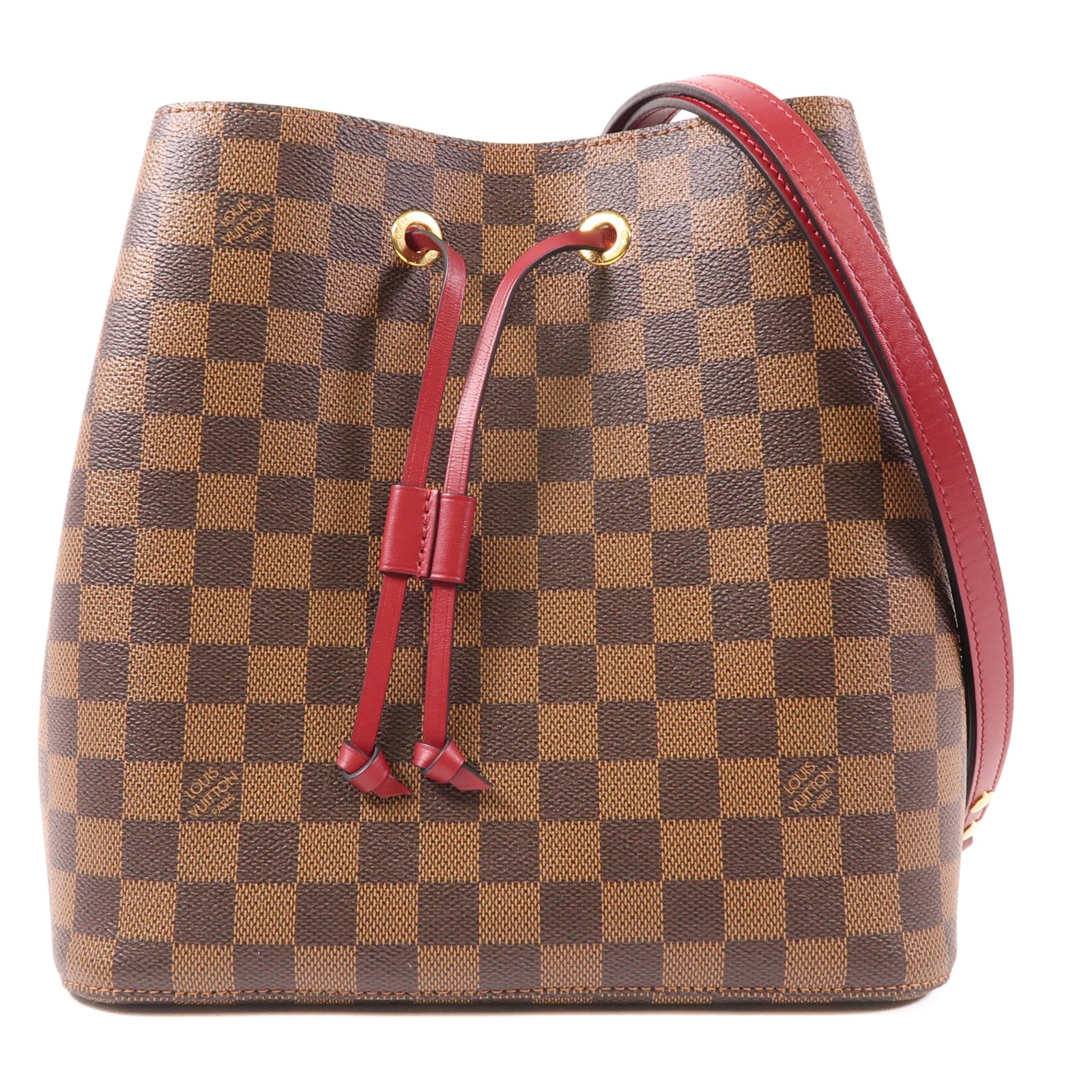 LOUIS VUITTON Damier NeoNoe MM金扣肩背袋