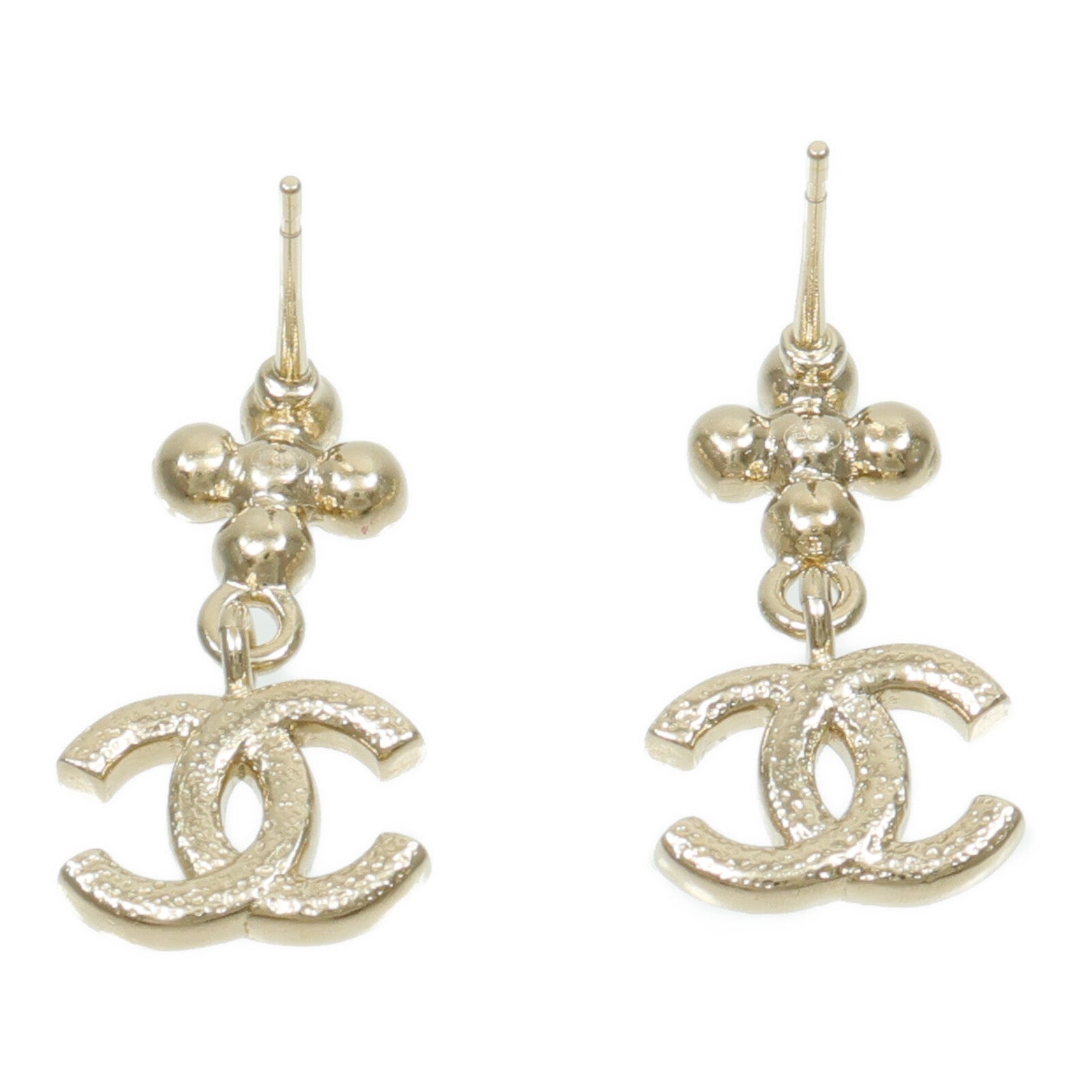CHANEL 金屬/水鑽Earrings耳環