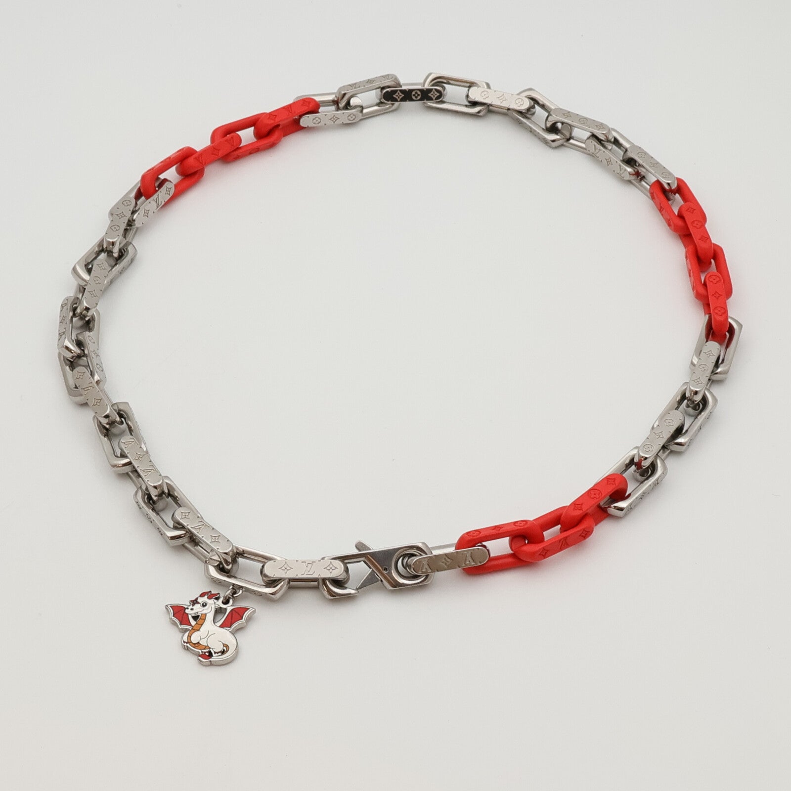 LOUIS VUITTON PVC/金屬Chain Necklace項鍊