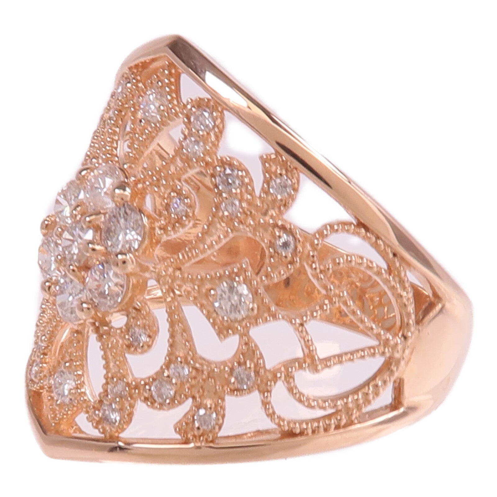 JEWELRY 18K玫瑰金Diamond Ring鑽石戒指US#7.5