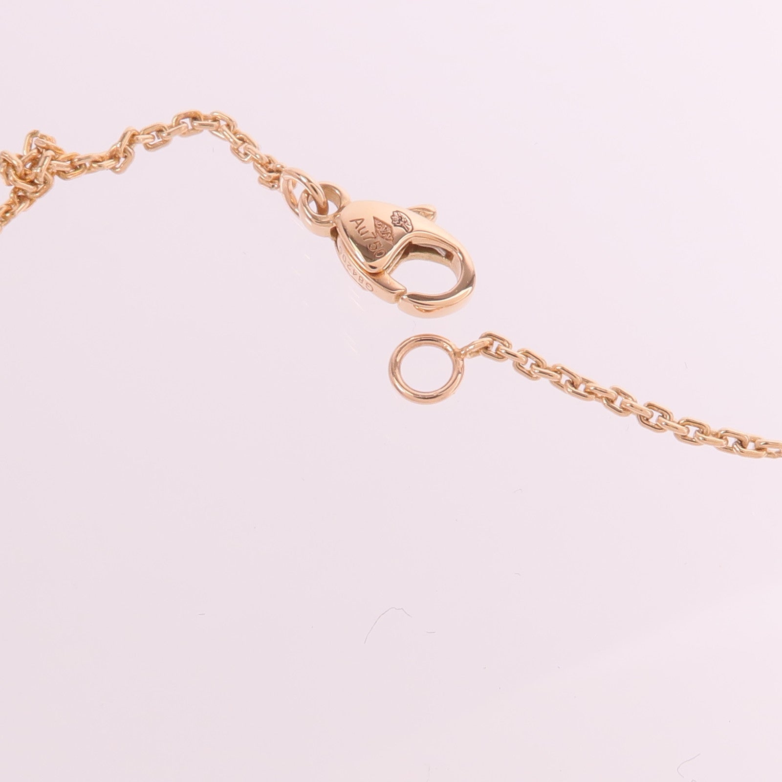 LOUIS VUITTON 18K玫瑰金Idylle Blossom Pendant鑽石項鍊