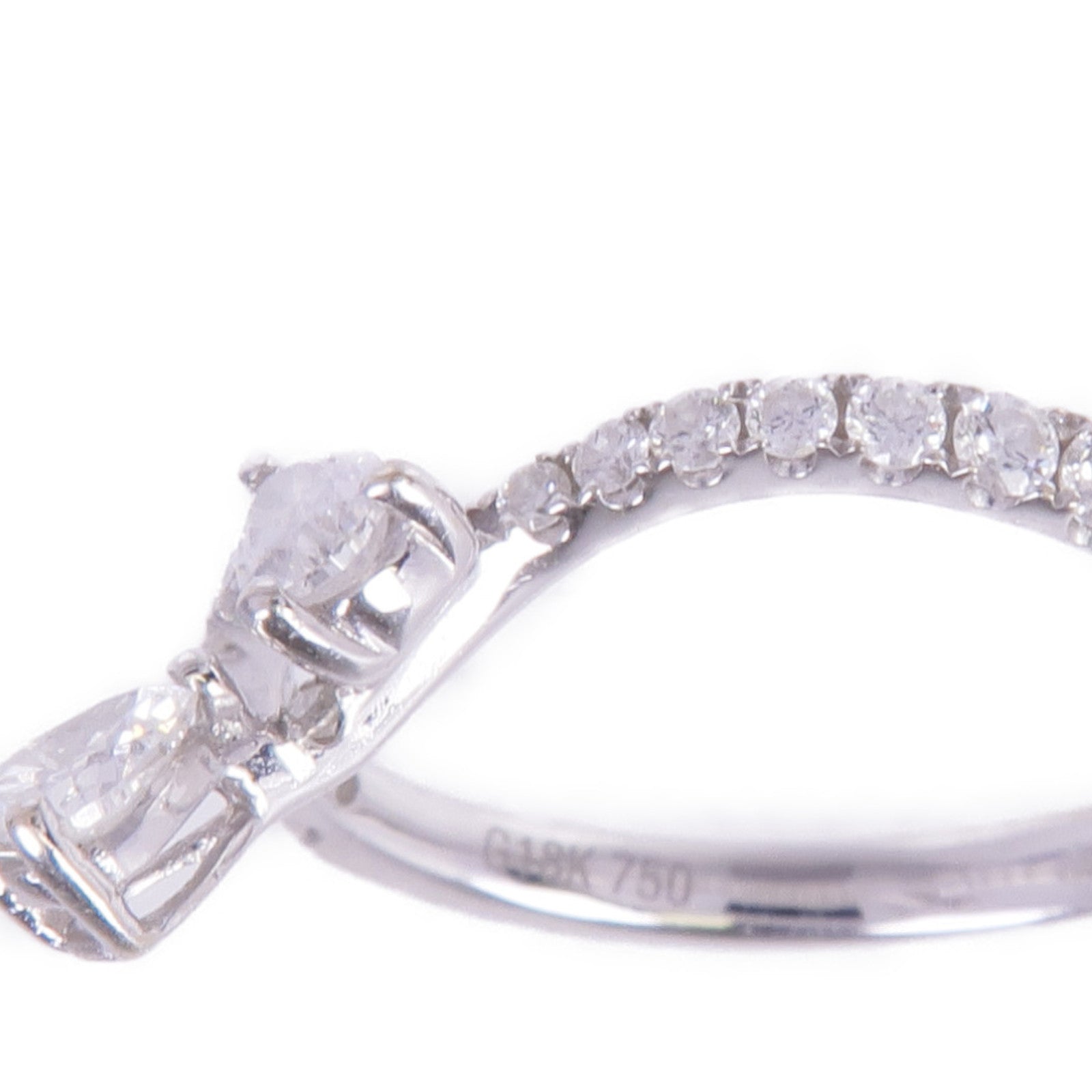 JEWELRY 18K白金Diamond Ring鑽石戒指US#6