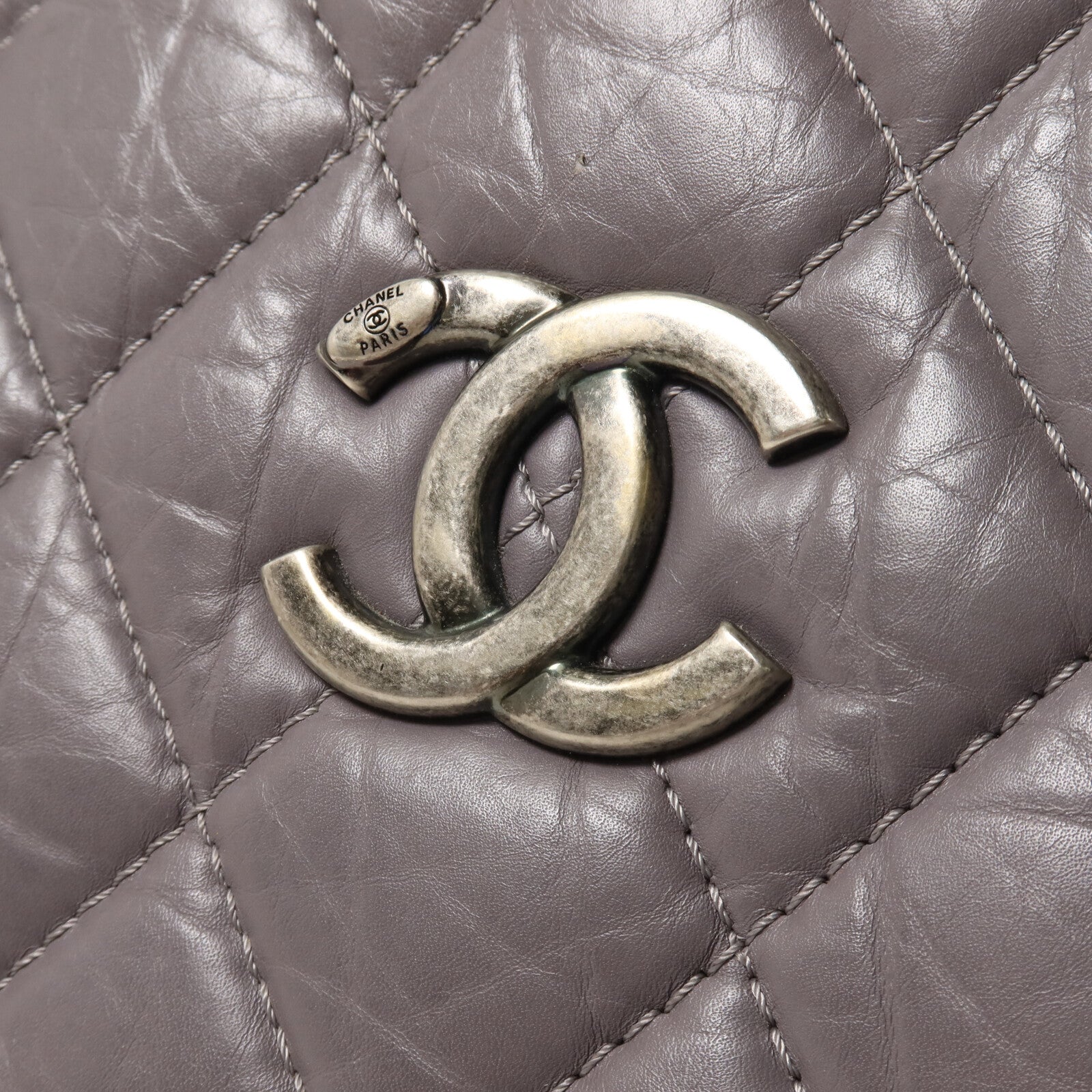 CHANEL 牛皮皮革Chain Shoulder鏈帶肩背袋