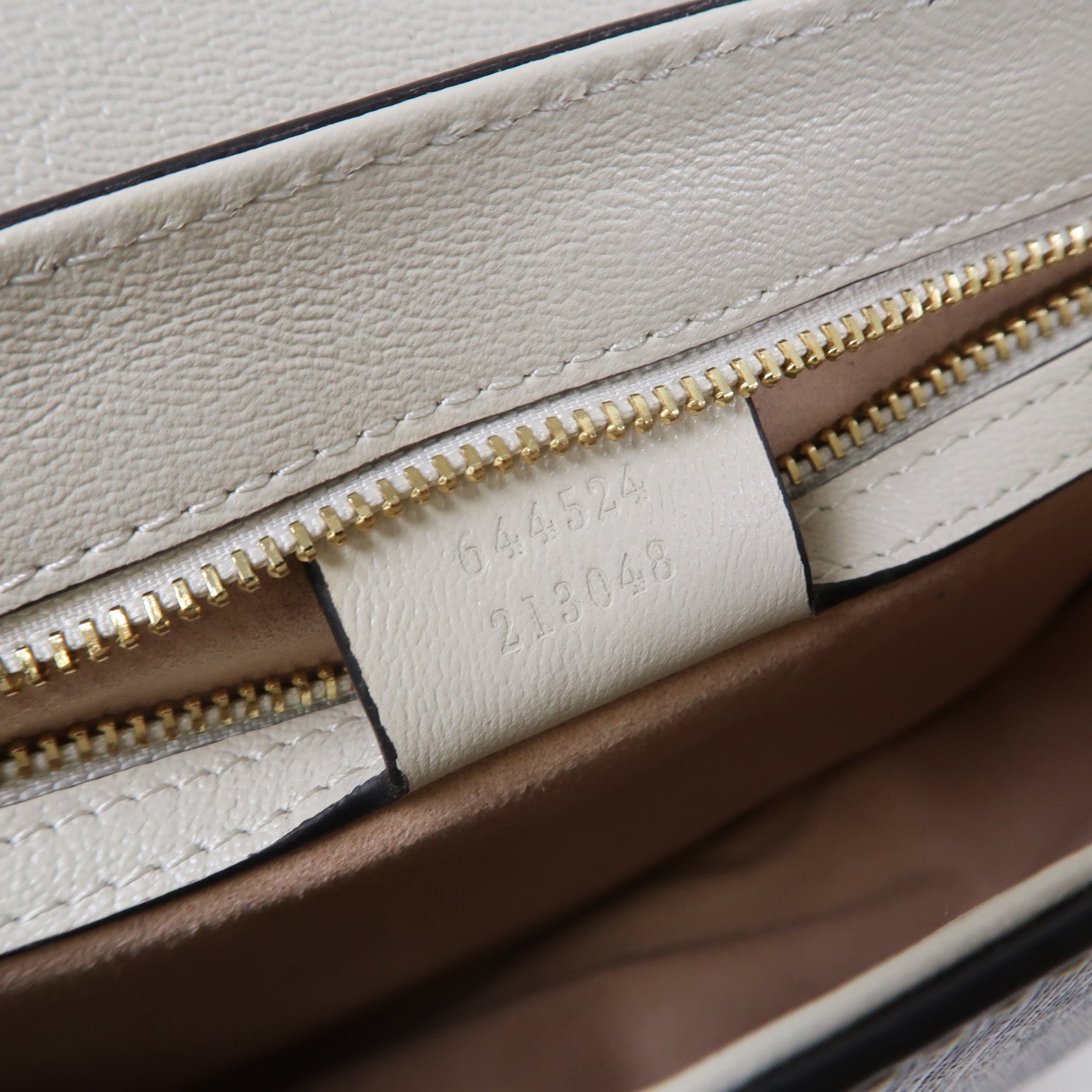 GUCCI 【激減優惠】牛皮皮革/塗層帆布Padlock Shoulder Bag金扣肩背袋黃色/白色