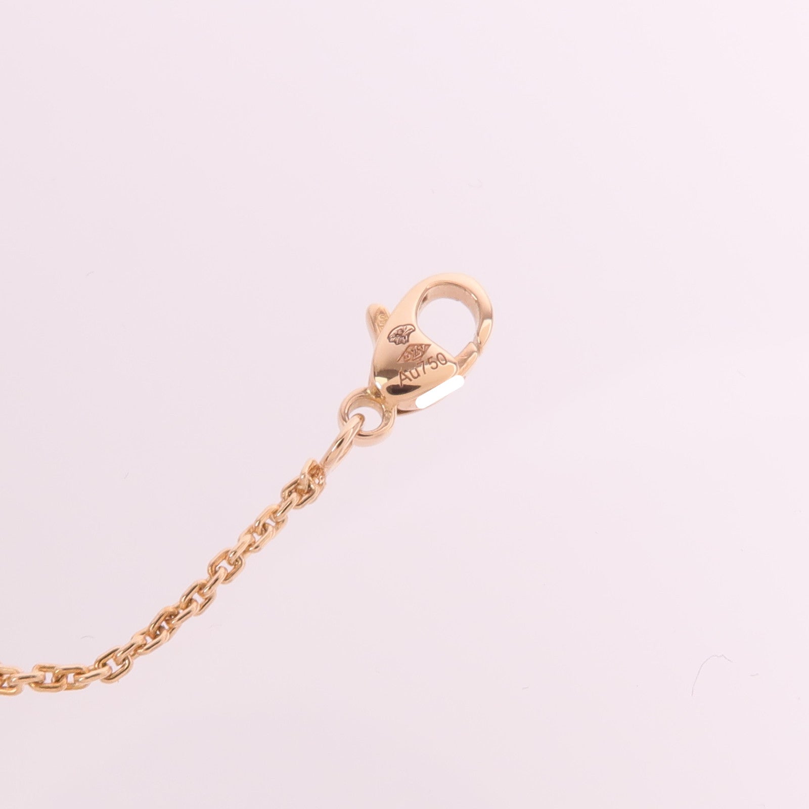LOUIS VUITTON 18K玫瑰金Idylle Blossom Pendant鑽石項鍊