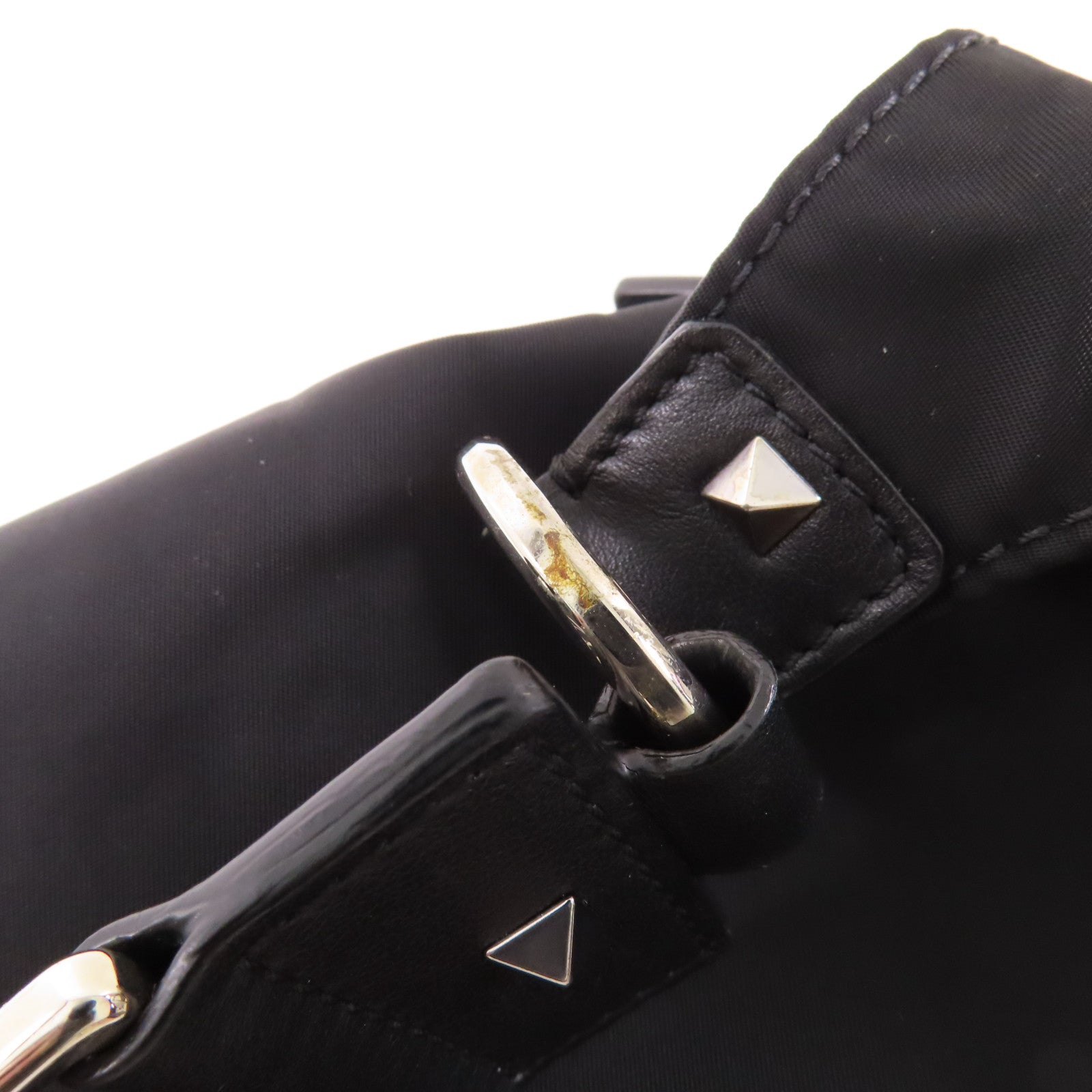 Valentino 尼龍Waist Bag銀扣腰包