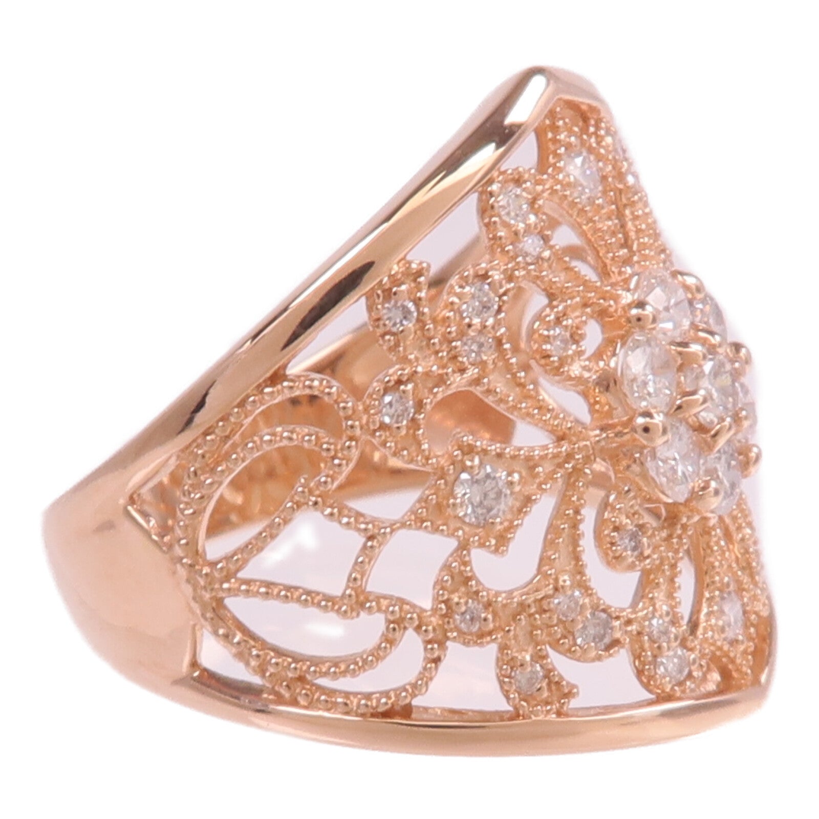 JEWELRY 18K玫瑰金Diamond Ring鑽石戒指US#7.5