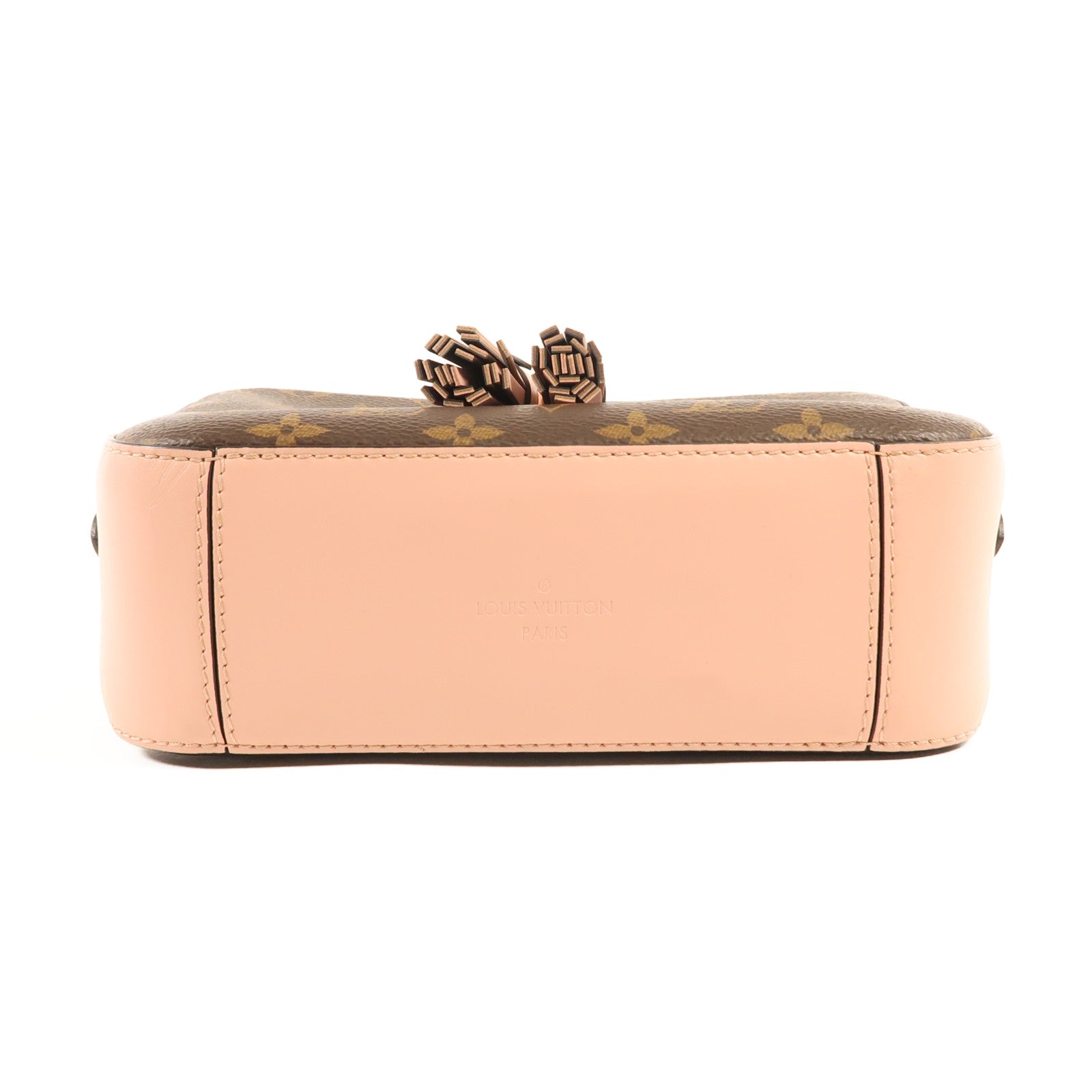 LOUIS VUITTON Monogram Saintonge金扣手挽肩背兩用袋