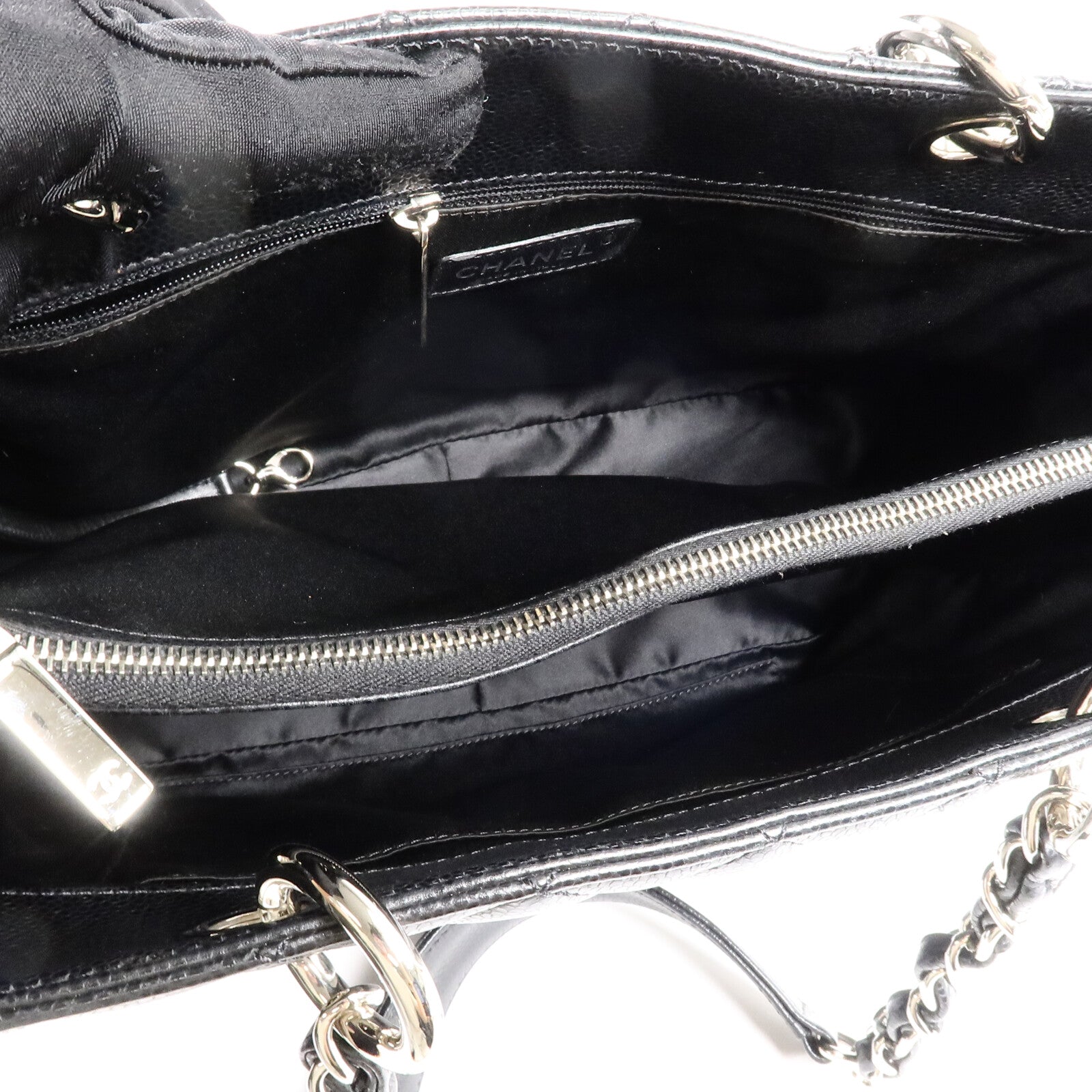 CHANEL GST Grand Shopping Tote Bag鏈帶肩背袋