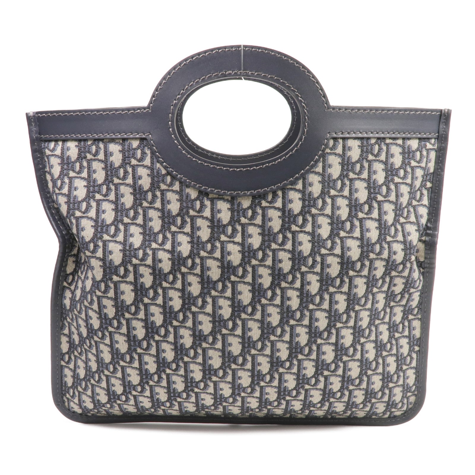 Dior 帆布Oblique Clutch Bag金扣手拿包