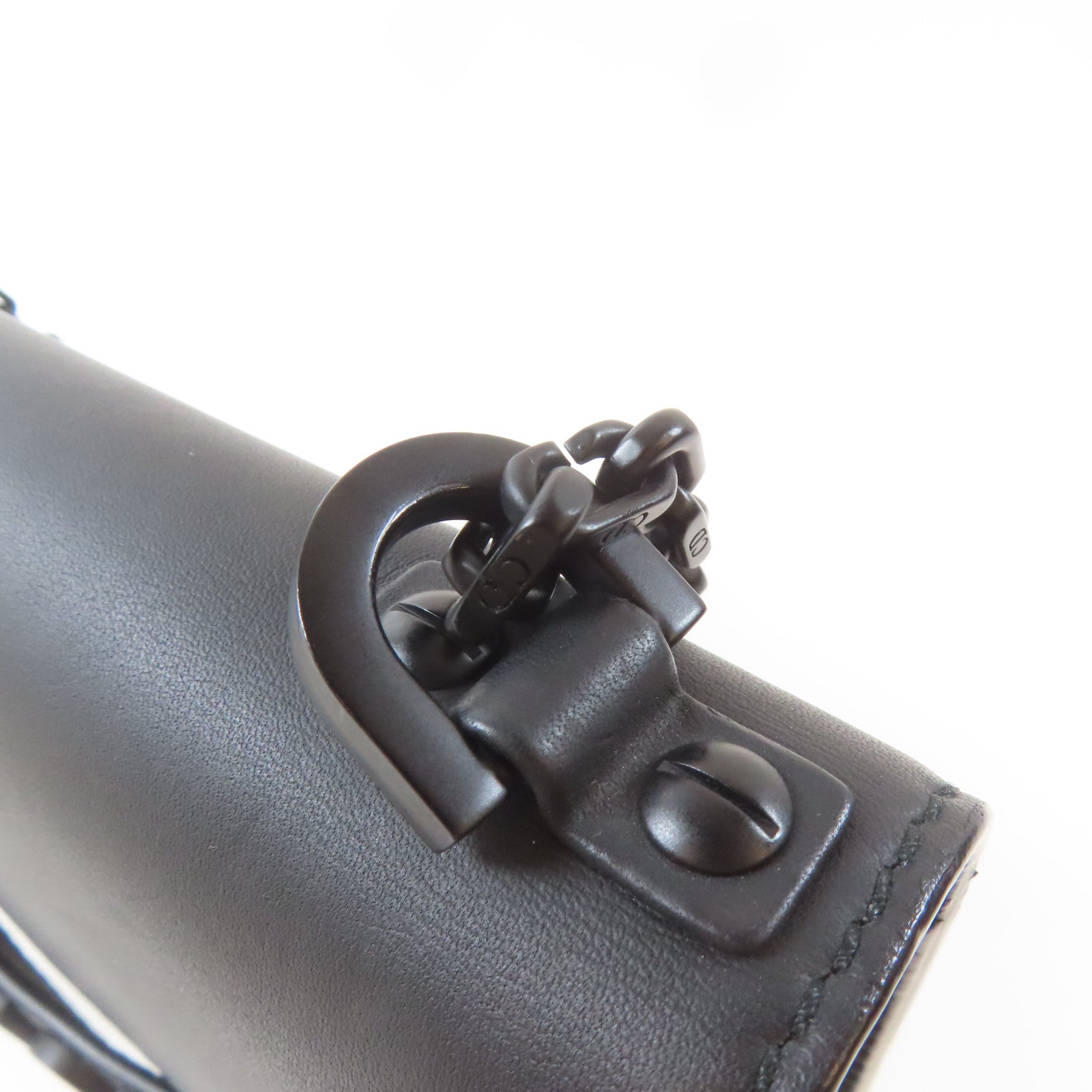 Dior 【激減優惠】牛皮皮革J'odior So Black鏈帶肩背袋黑色