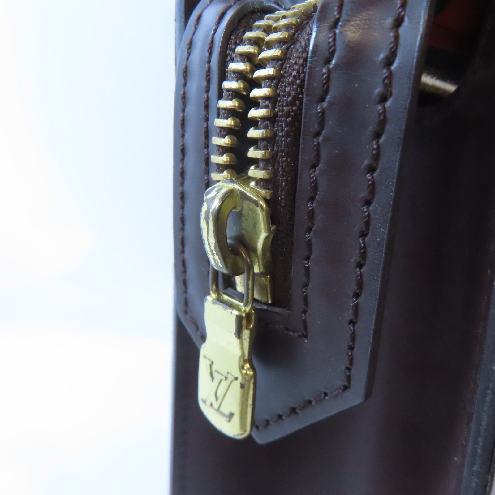 LOUIS VUITTON LV GHW Venice PM Handbag Shoulder Tote Bag N51145 Damier Brown