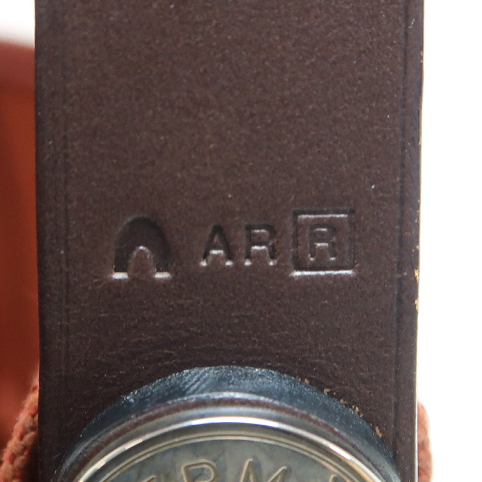 HERMES 帆布Cabag MM銀扣手挽肩背兩用袋Rouge H/磚紅色