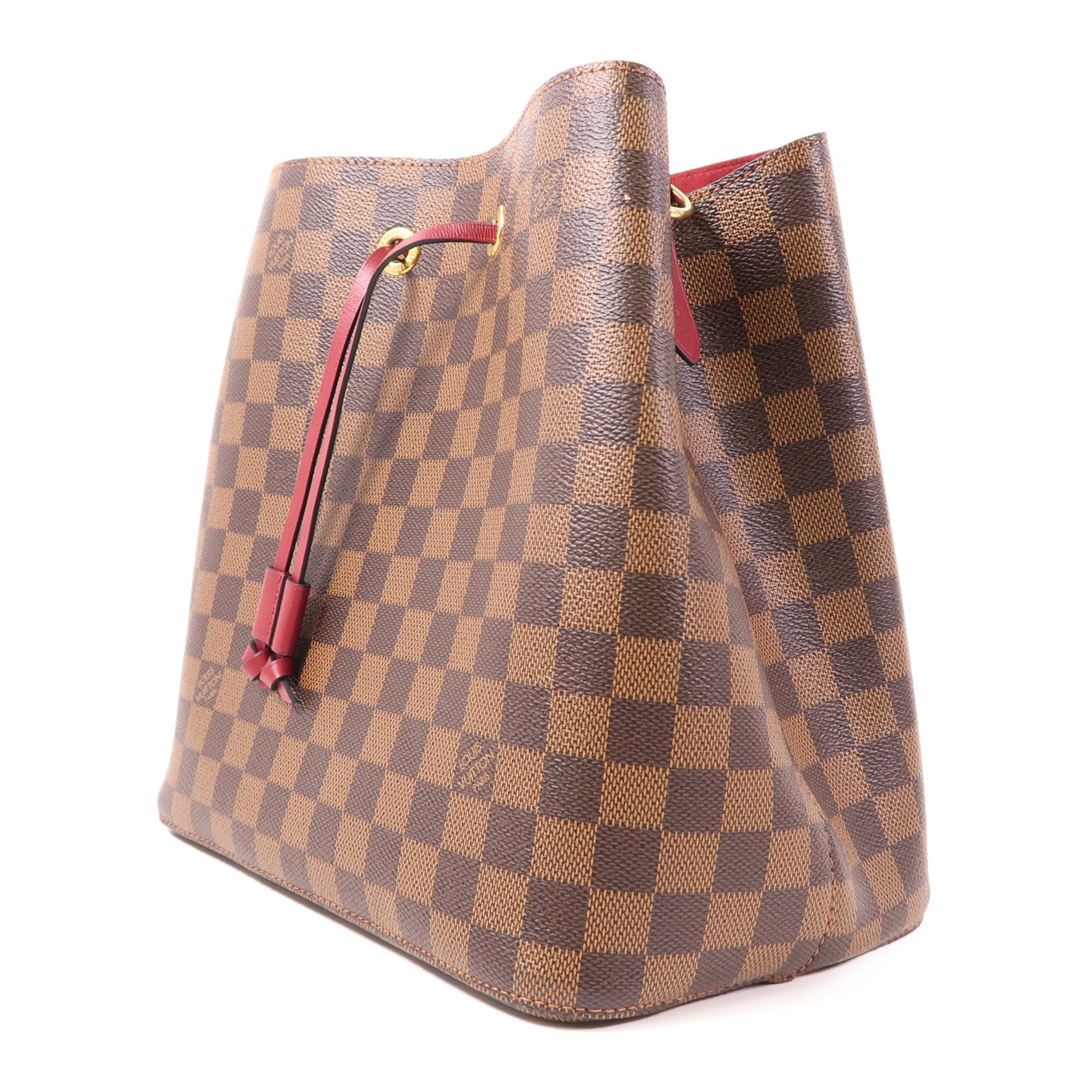 LOUIS VUITTON Damier NeoNoe MM金扣肩背袋