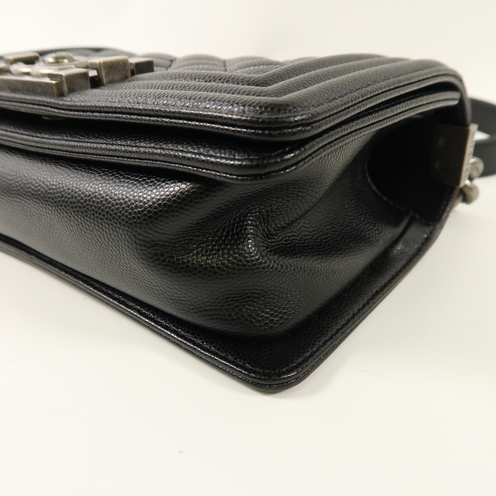 CHANEL 牛皮皮革Boy 20鏈帶肩背袋