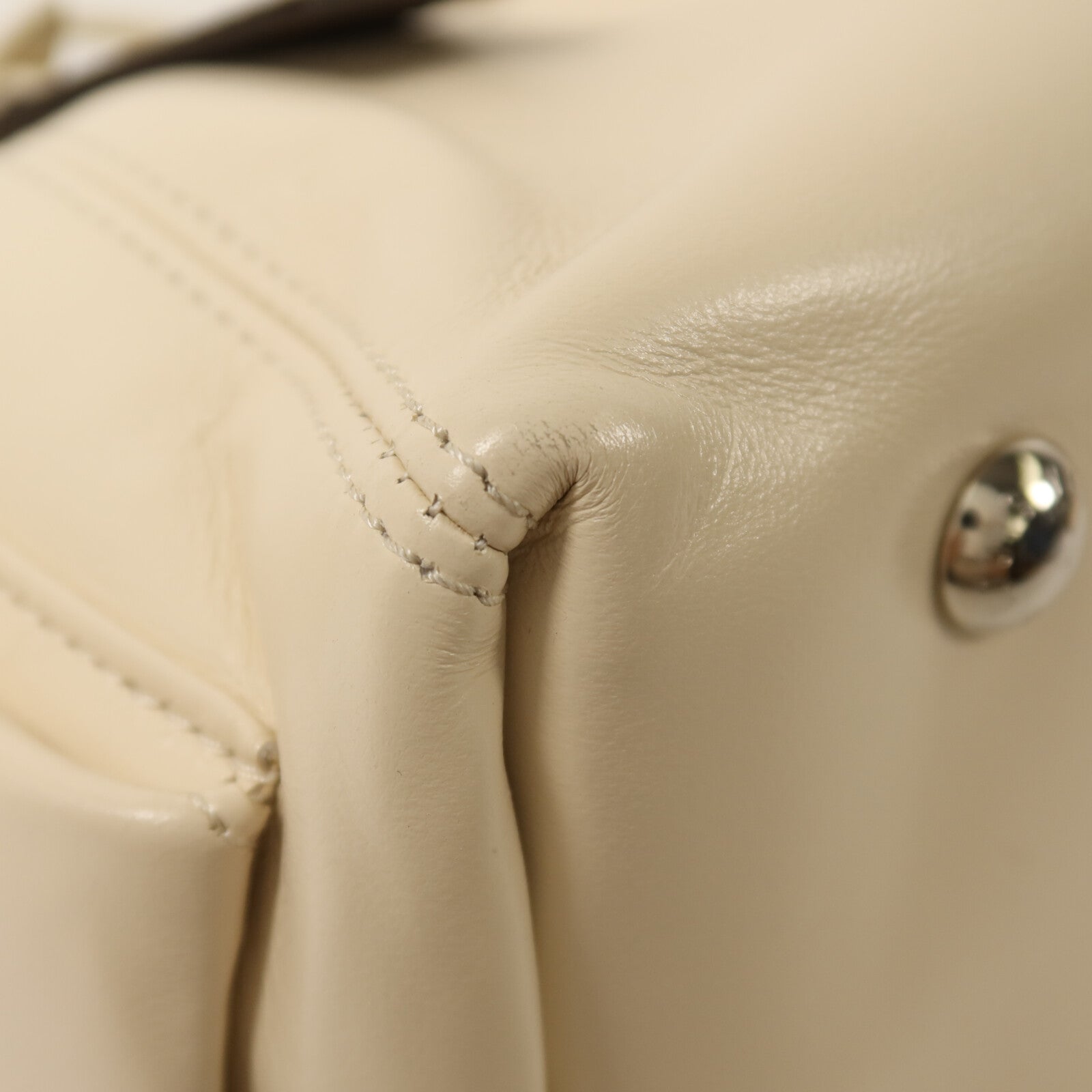 LOUIS VUITTON 羊皮皮革/Monogram CarryAll Cargo Vibe PM銀扣鏈帶手挽肩背兩用袋