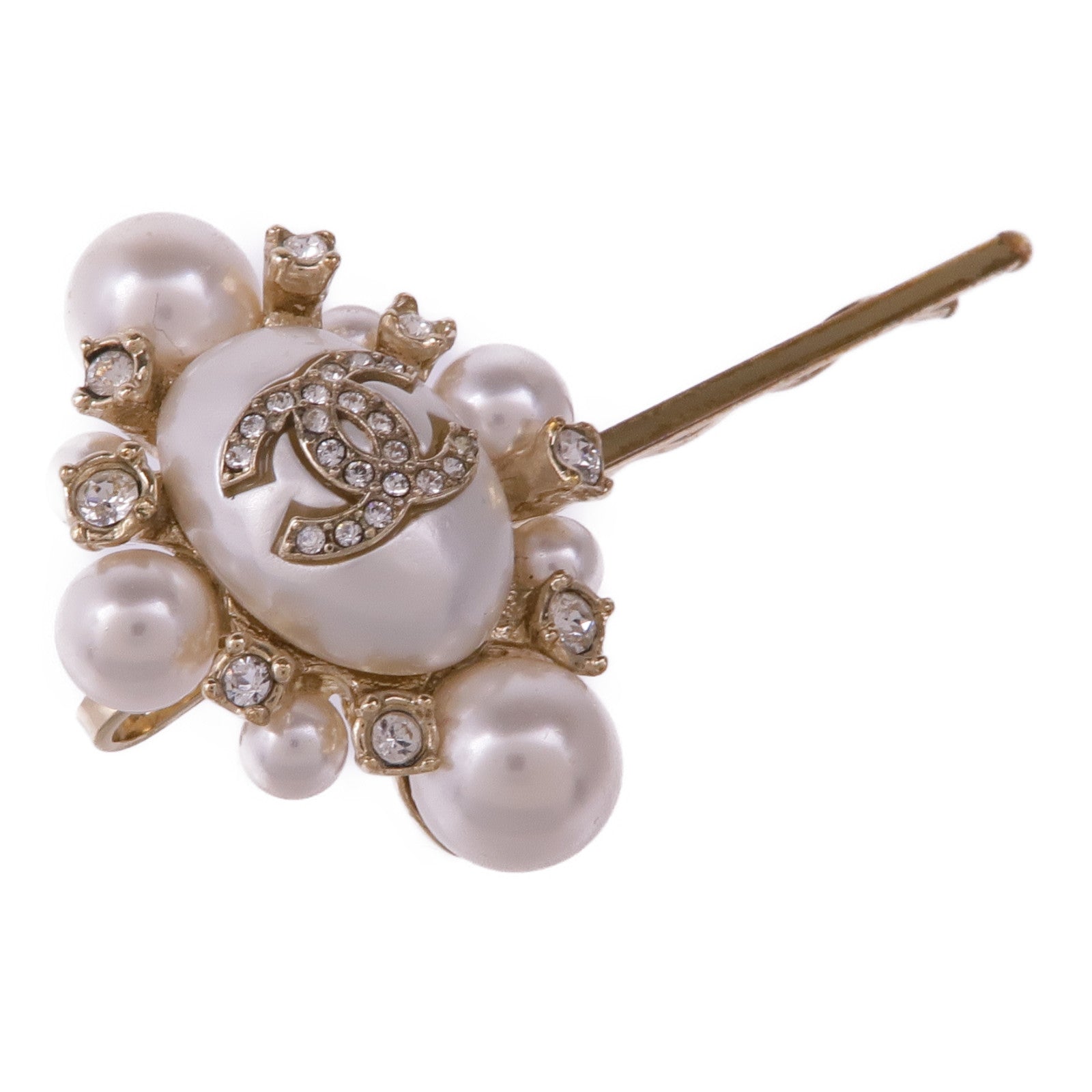 CHANEL PVC/金屬Hair Clip髮夾