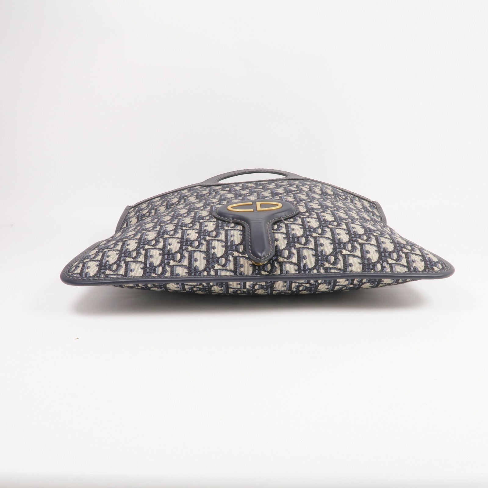 Dior 帆布Oblique Clutch Bag金扣手拿包