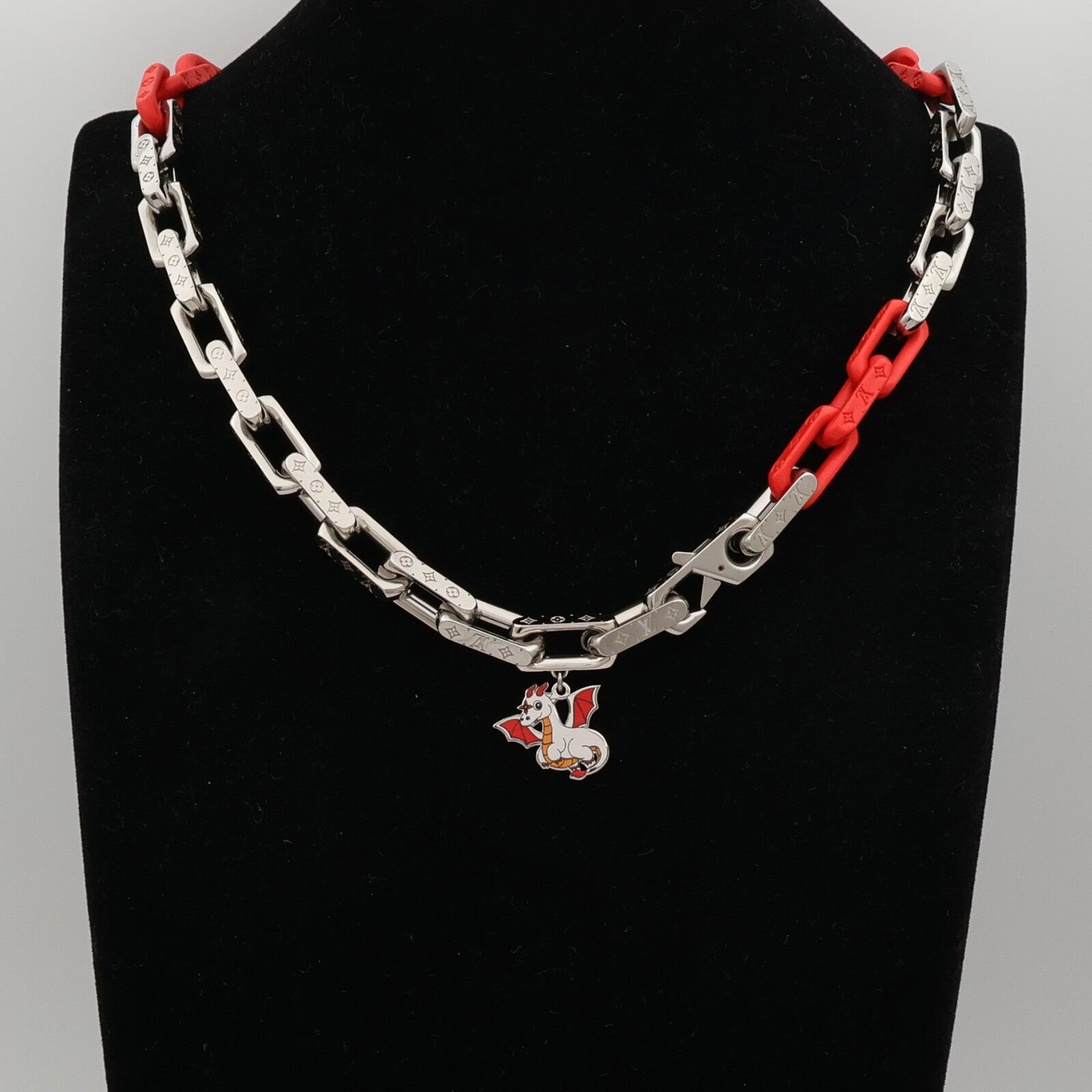 LOUIS VUITTON PVC/金屬Chain Necklace項鍊