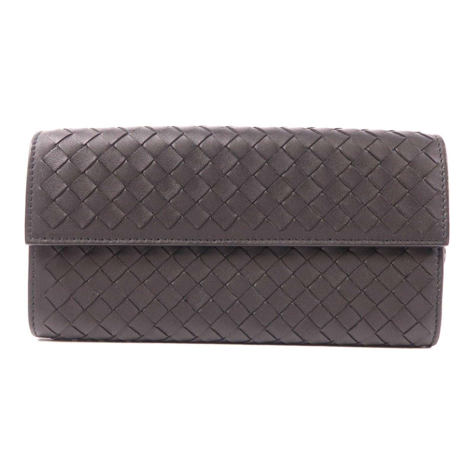 BOTTEGA VENETA BV Long Wallet Leather Black