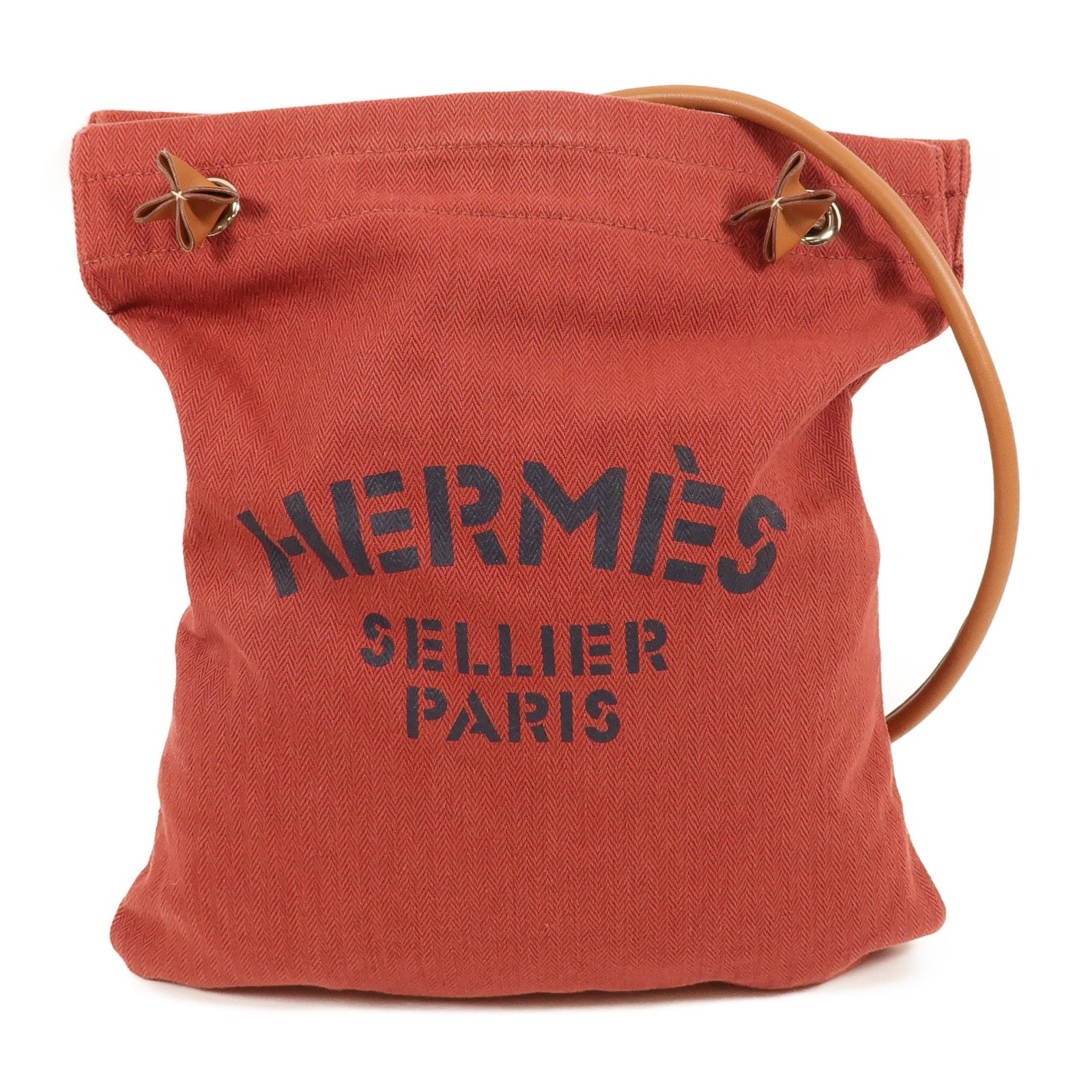 HERMES 帆布/Swift皮革Aline Grooming肩背袋Rough H