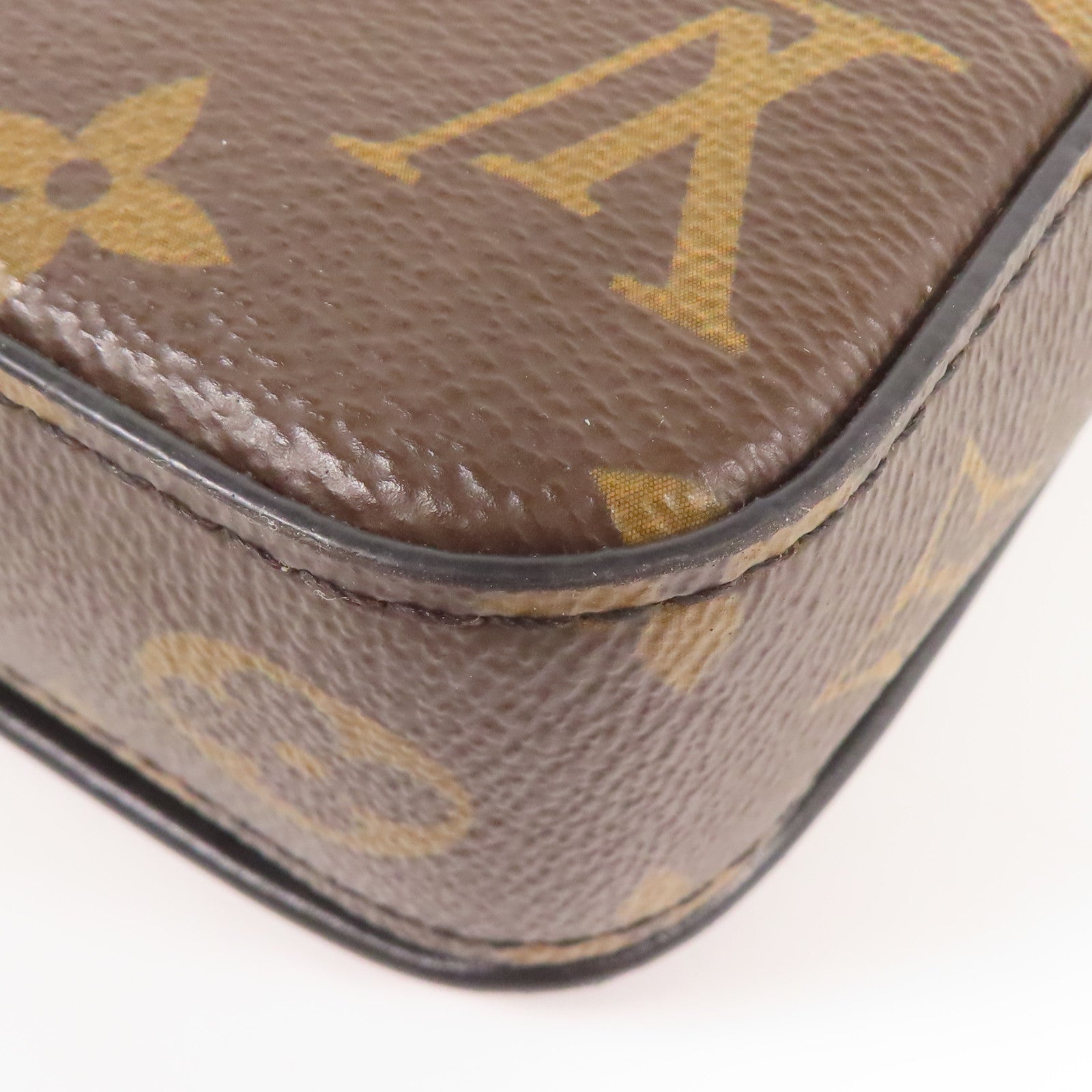 LOUIS VUITTON Monogram Macassar S-Lock Vertical Wearable肩背袋